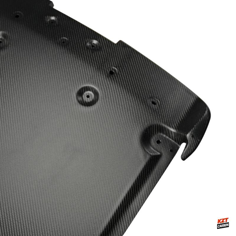 For Nissan R35 GTR 12-16 OEM Style Matte Carbon Rear Under Bottom Diffuser Lip