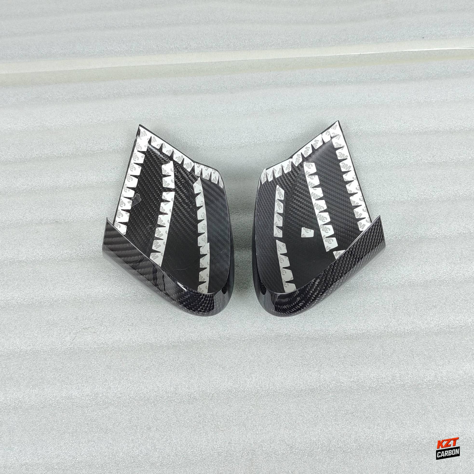 For Corvette C8 2 Door 2020-24 Dry Carbon Fiber OE Style Side Rear Mirror Covers
