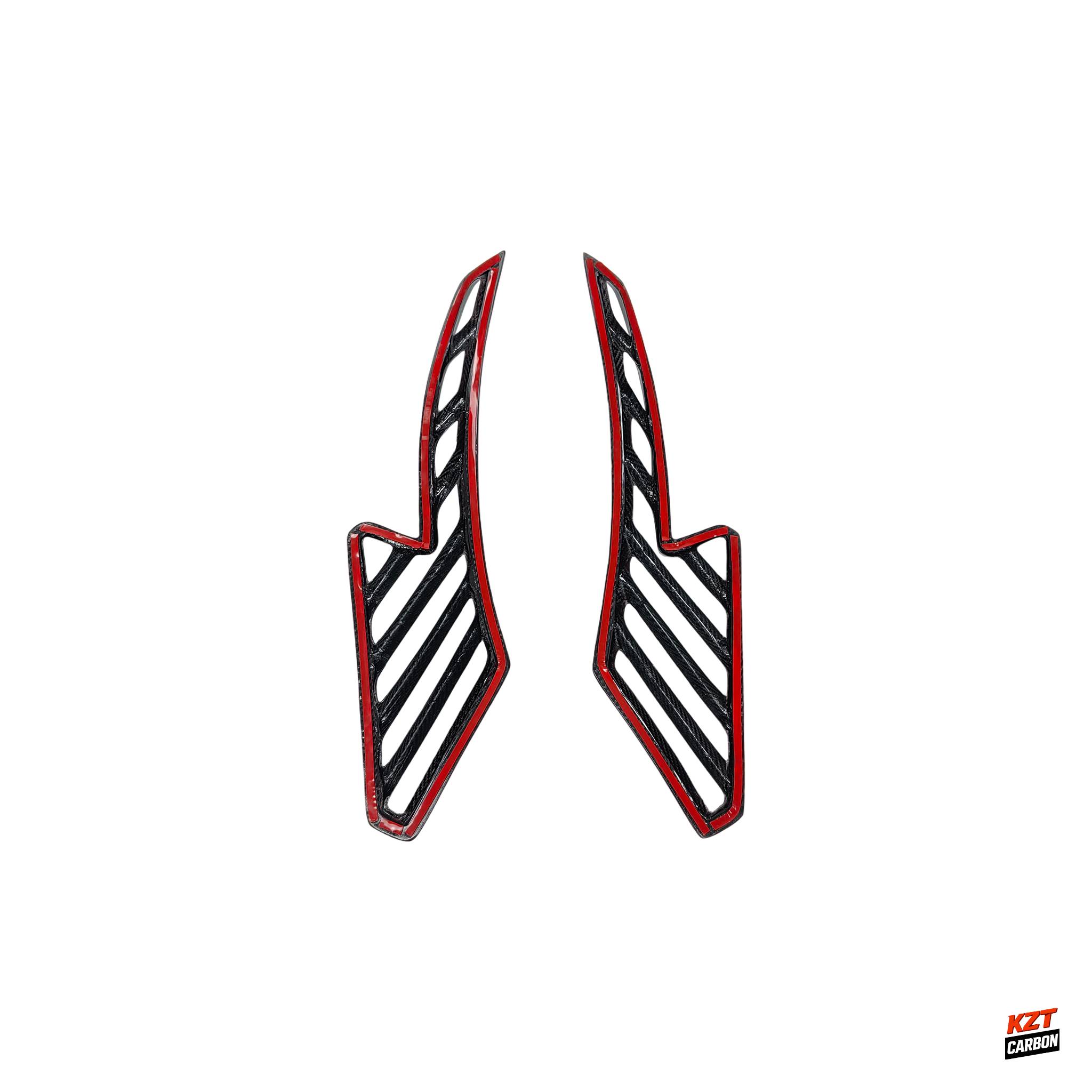 For BMW E92 Real M3 07-13 Dry Carbon WD Style Front Side Fender Vents Cover