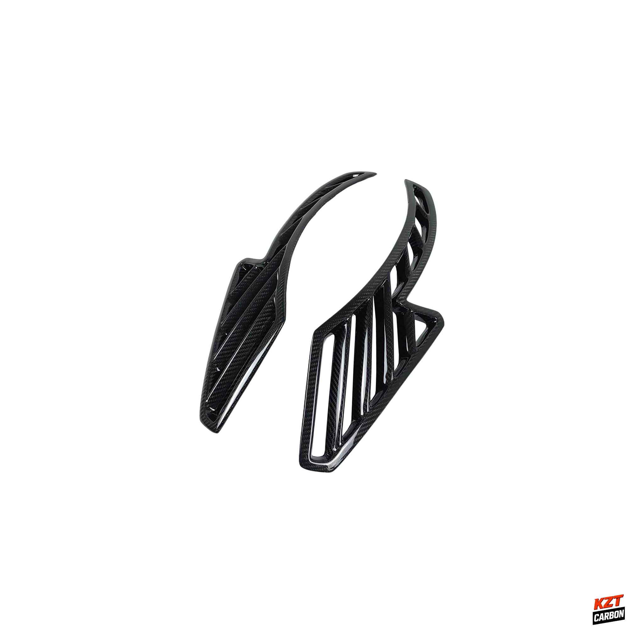 For BMW E92 Real M3 07-13 Dry Carbon WD Style Front Side Fender Vents Cover