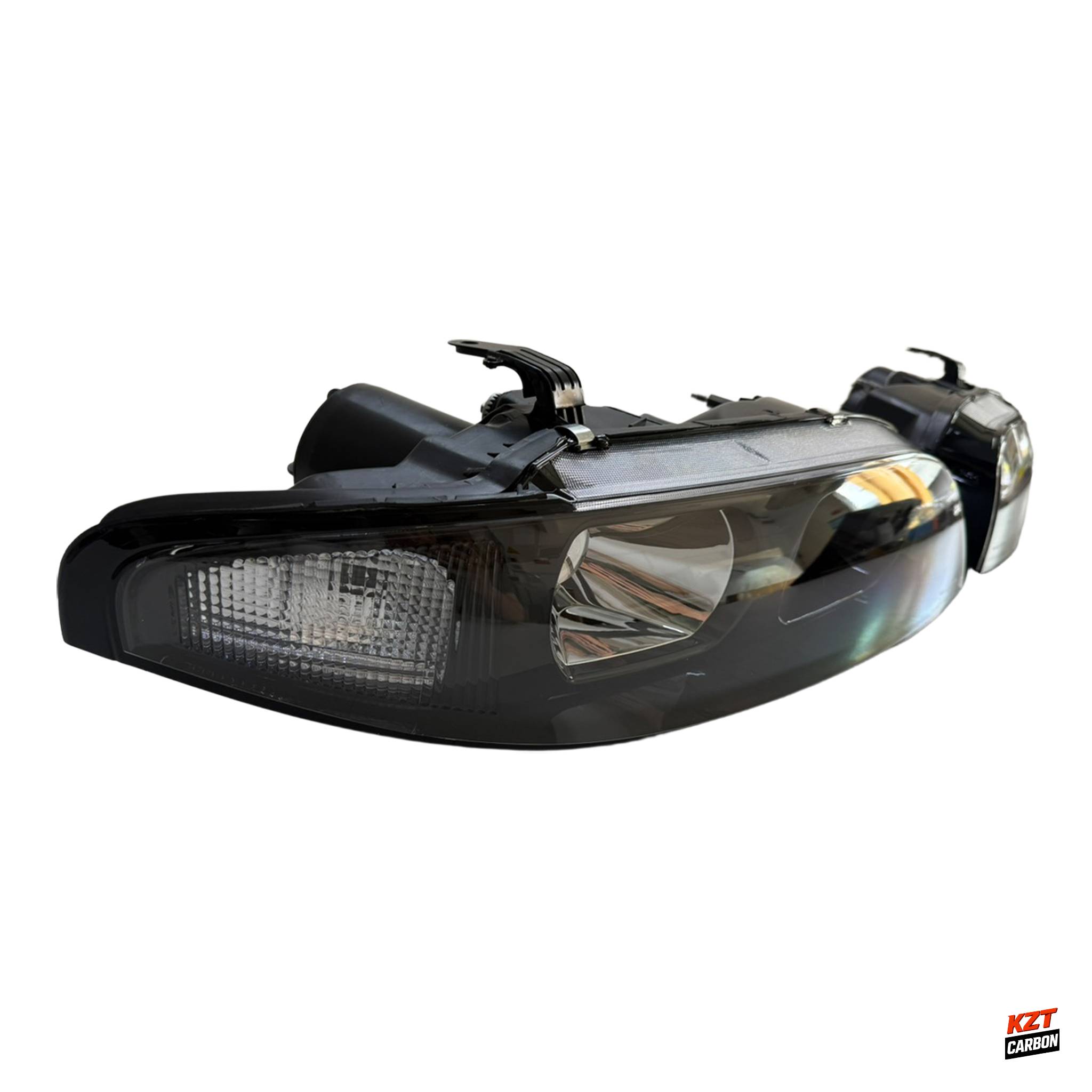 For Skyline R33 GTR Only 95-98 OE Style ABS Black Projector Headlight (LED) Pair