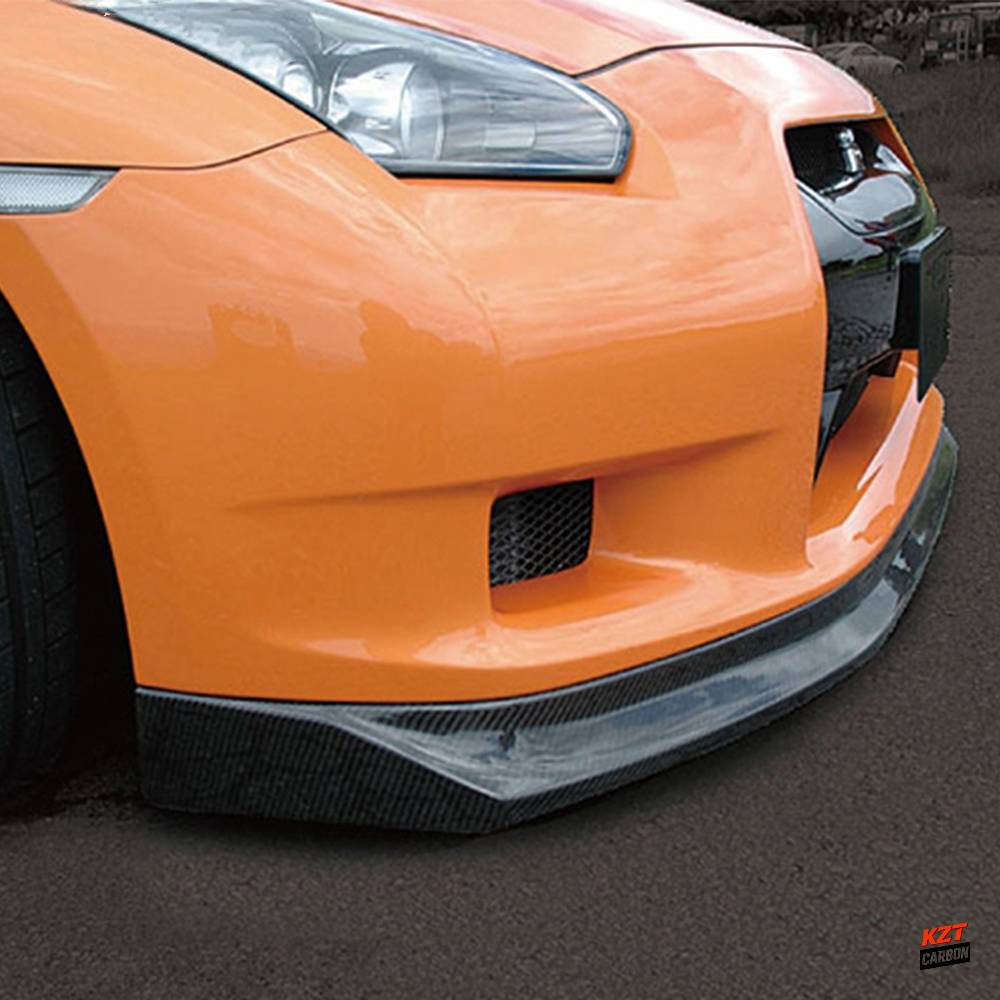 For Nissan R35 GTR (2012-23 Only) ZL Style Carbon Fiber Front Bumper Lip