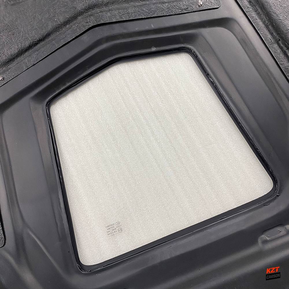 For Infiniti G37 Q40 4 Door Sedan 08-13 Carbon Fiber Clear Glass Vented Front Hood