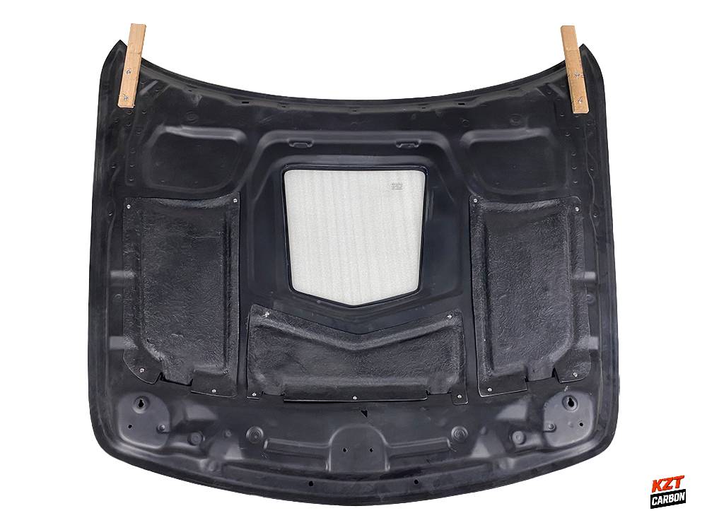 For Infiniti G37 Q40 4 Door Sedan 08-13 Carbon Fiber Clear Glass Vented Front Hood