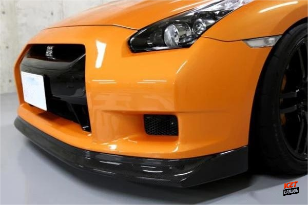 For Nissan R35 08-12 Only GTR ZL Style Carbon Fiber Front Bumper Bottom Lip