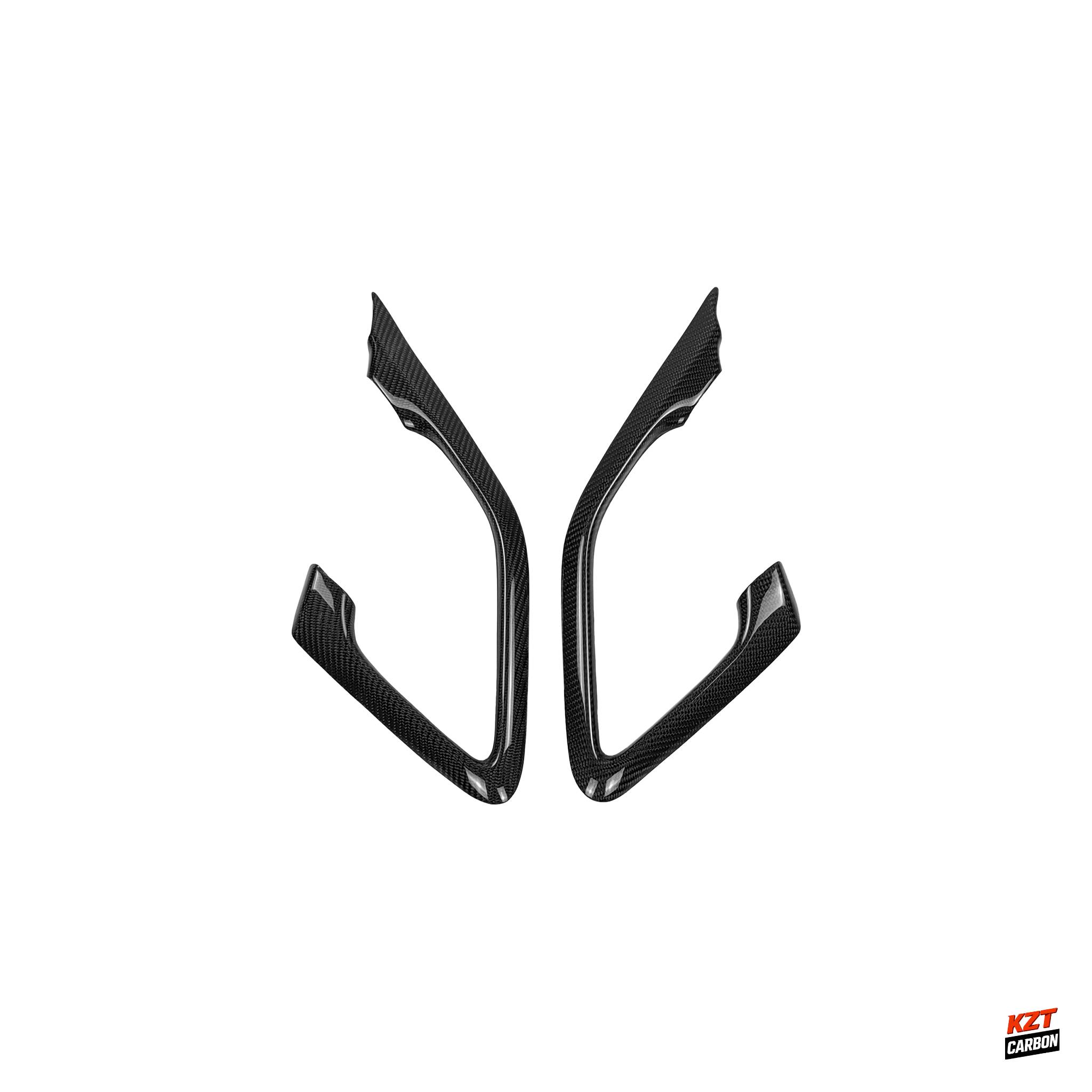 For Nissan GTR R35 (08-23) KZ Style Carbon Fiber Inner Door Pull Handle Surround