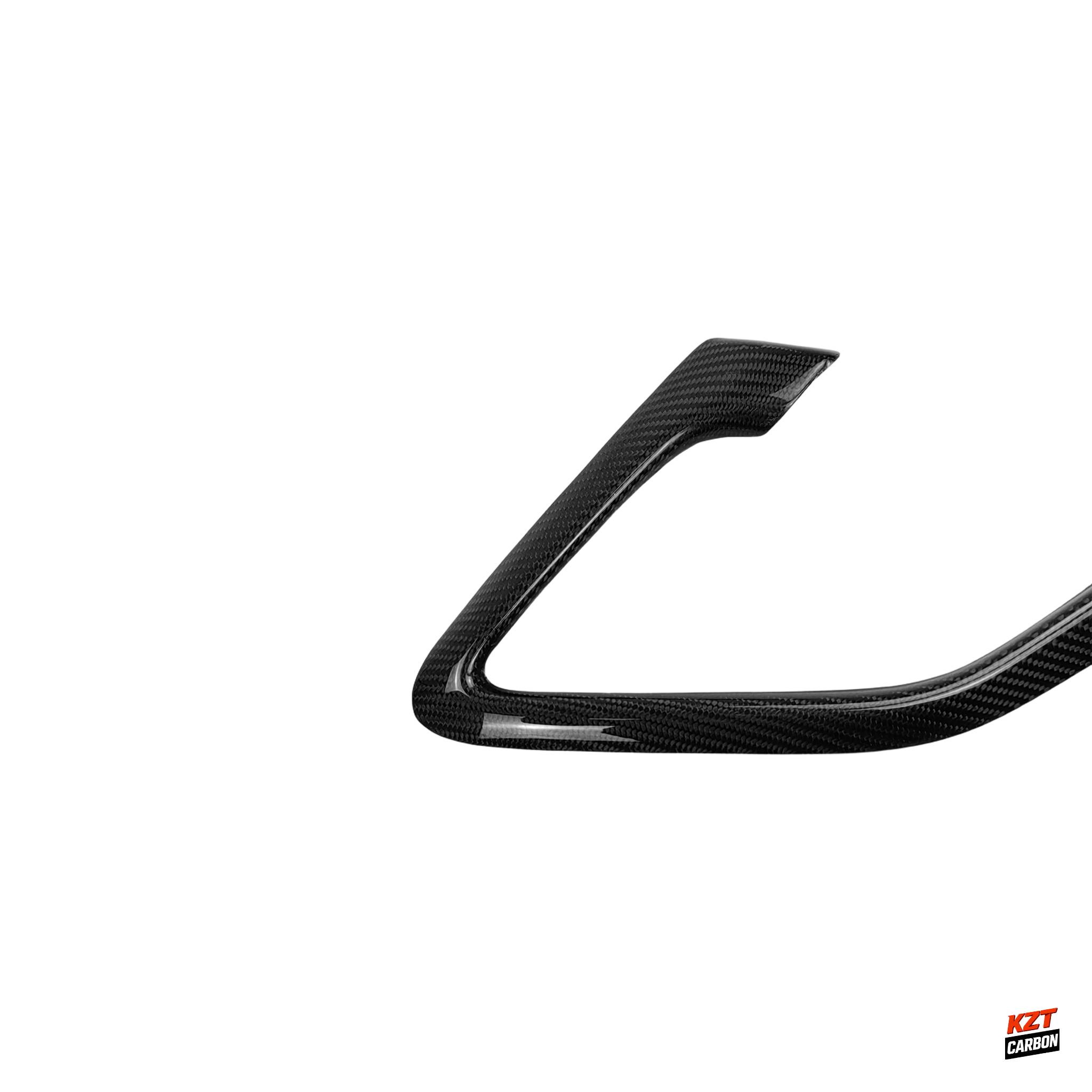 For Nissan GTR R35 (08-23) KZ Style Carbon Fiber Inner Door Pull Handle Surround