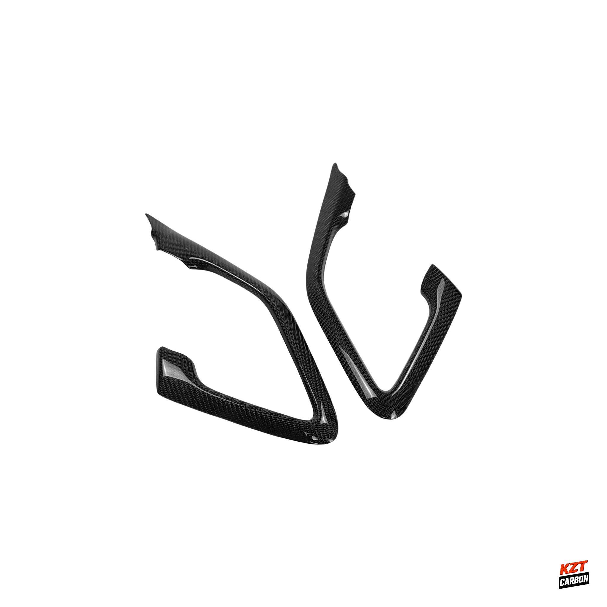 For Nissan GTR R35 (08-23) KZ Style Carbon Fiber Inner Door Pull Handle Surround