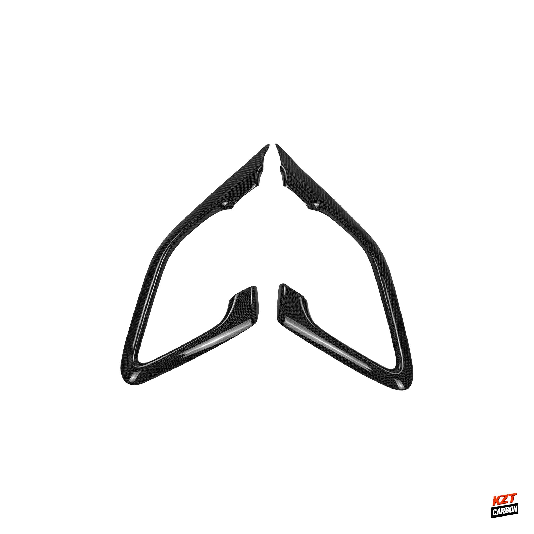 For Nissan GTR R35 (08-23) KZ Style Carbon Fiber Inner Door Pull Handle Surround