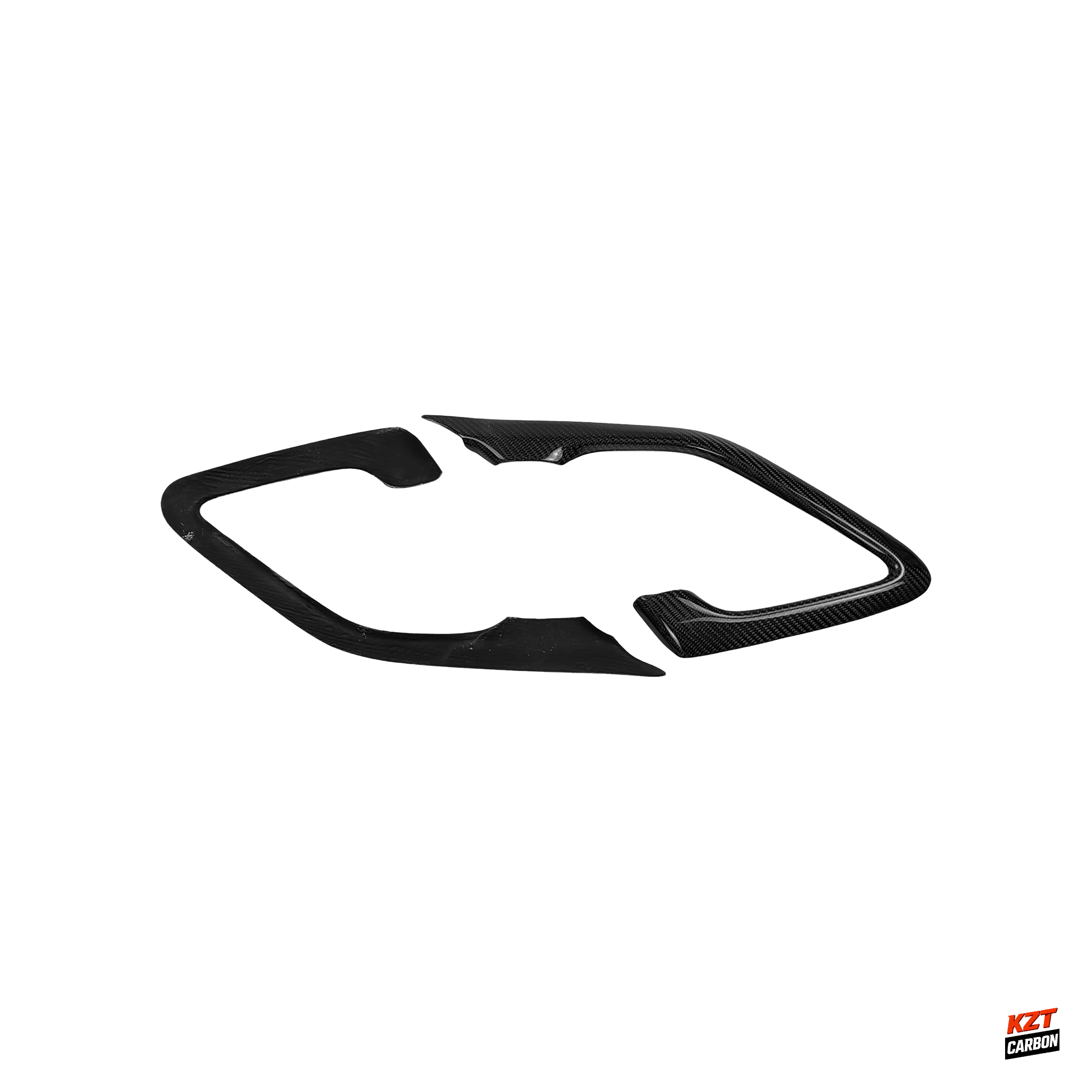For Nissan GTR R35 (08-23) KZ Style Carbon Fiber Inner Door Pull Handle Surround