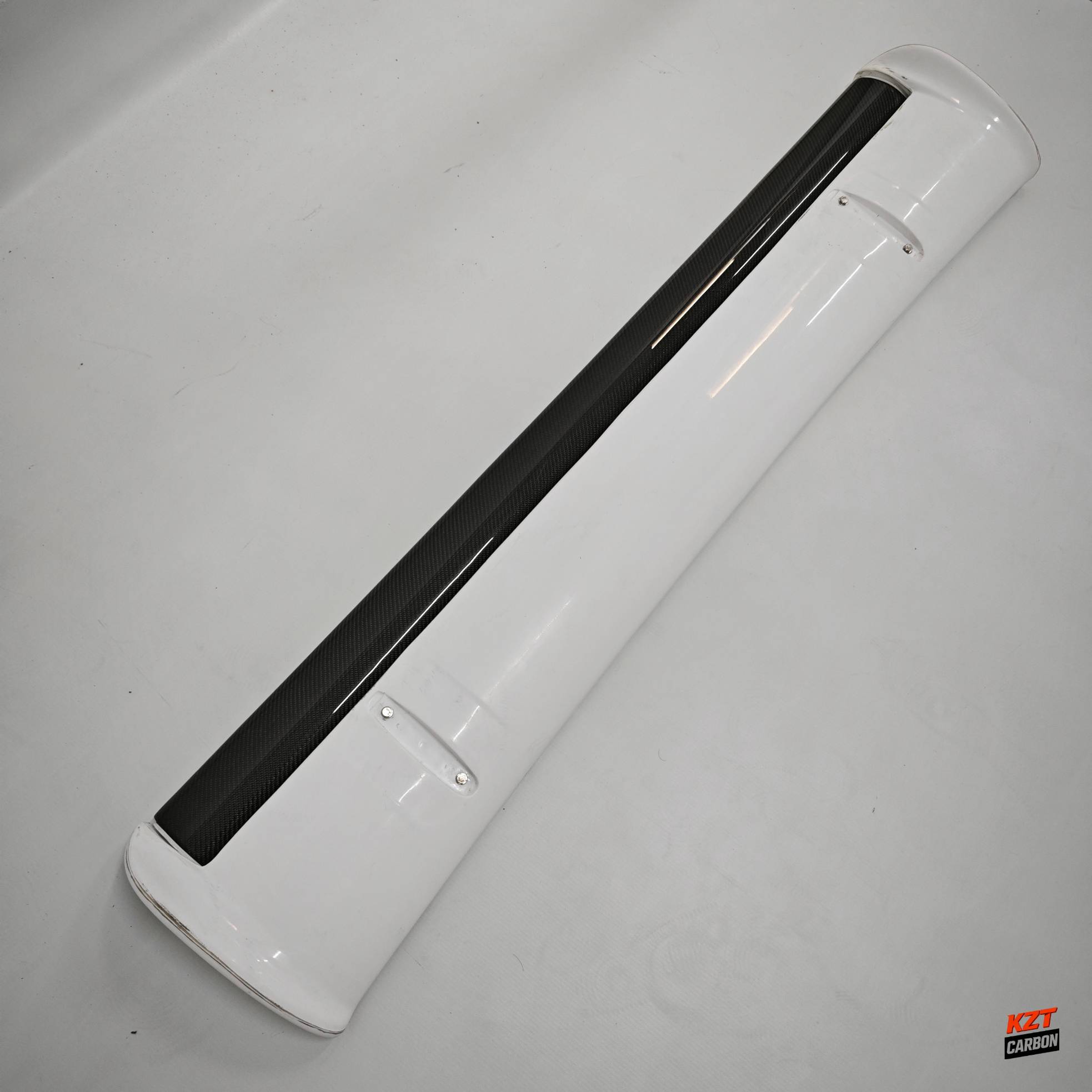 For Nissan Skyline R34 GTR OEM Spoiler with JUN High Spoiler Leg Partial Carbon Fiber (blade+caps)
