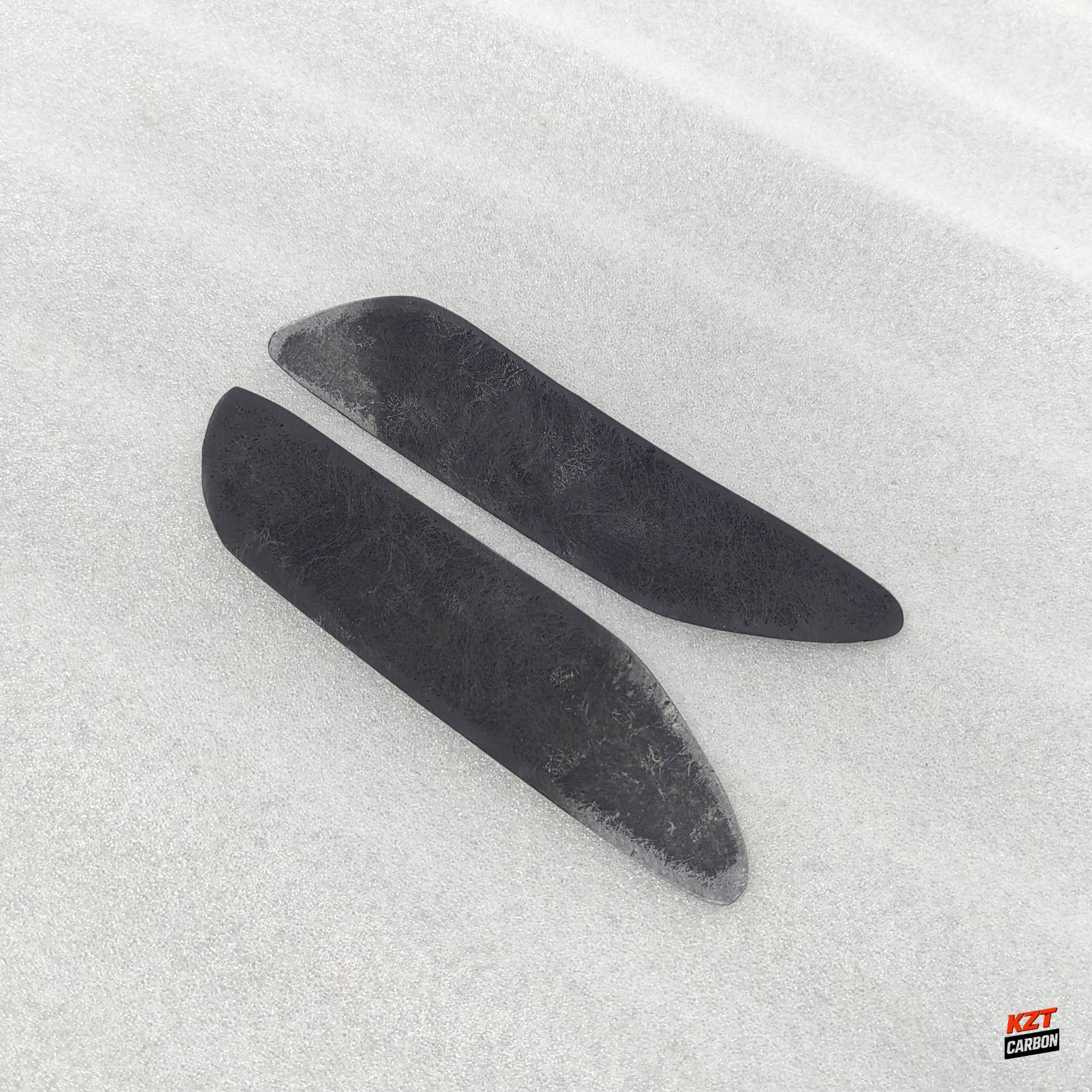 For Mazda RX-7 FD RX7 FD3S Mazdaspeed Fiberglass Rear Spoiler End Caps Add On