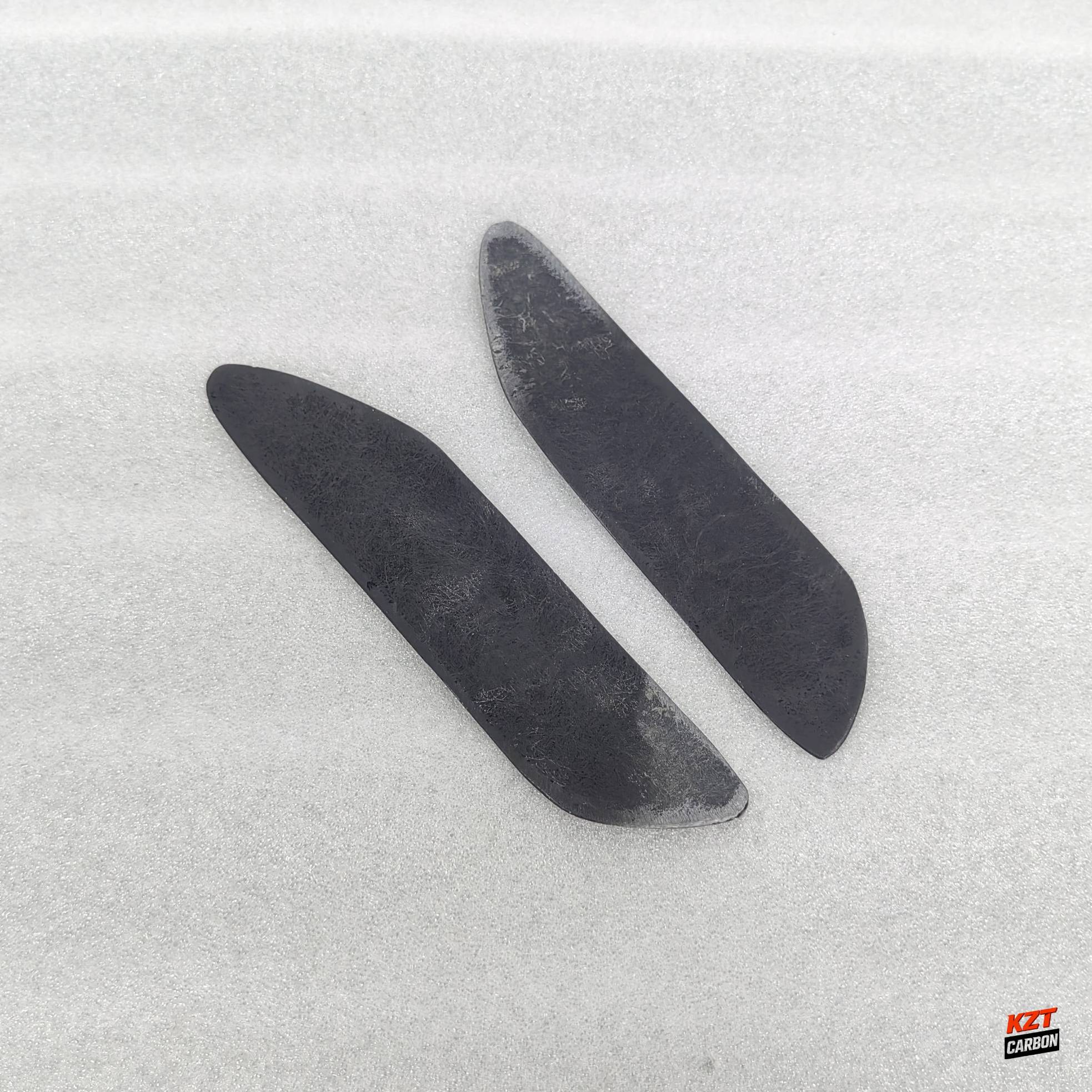 For Mazda RX-7 FD RX7 FD3S Mazdaspeed Fiberglass Rear Spoiler End Caps Add On