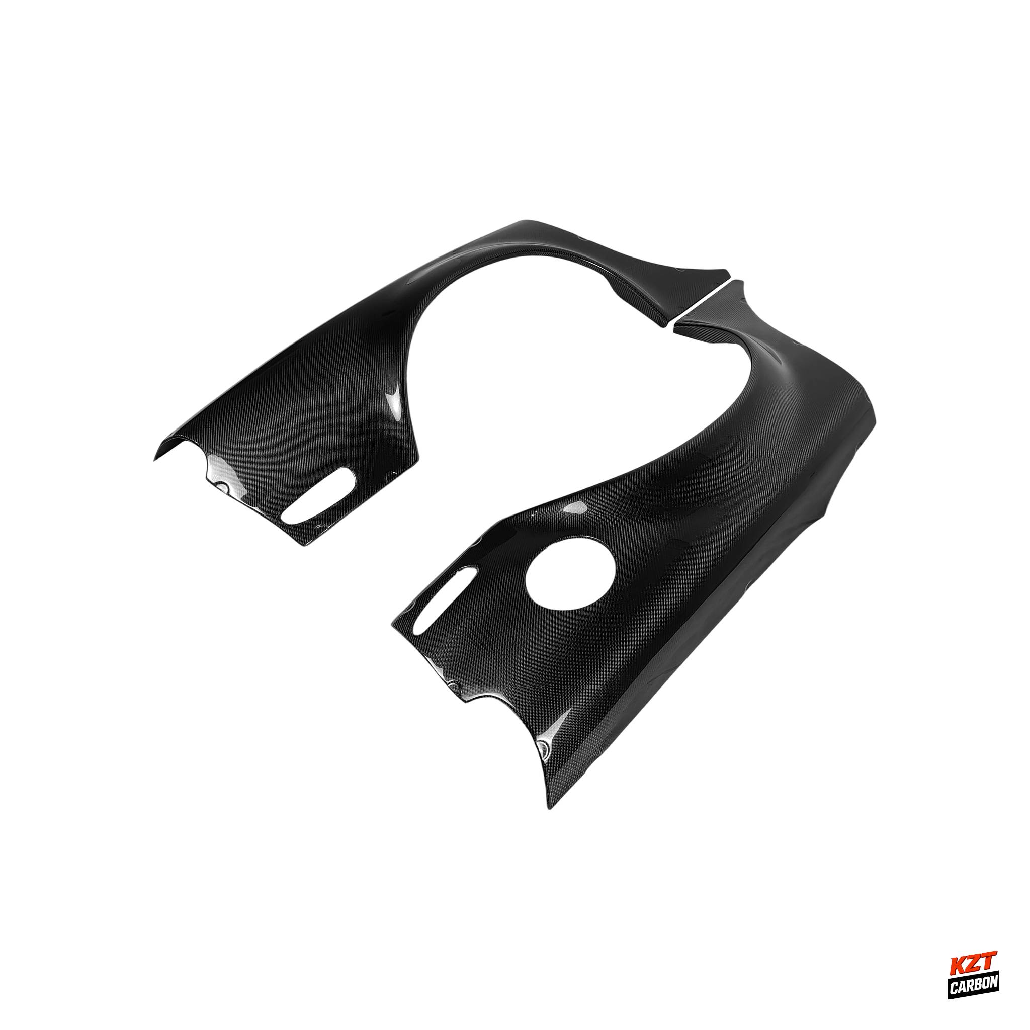 For Mazda RX7 FD3S FD FK Style Carbon Fiber +30MM Wide Rear Fenders Replacement
