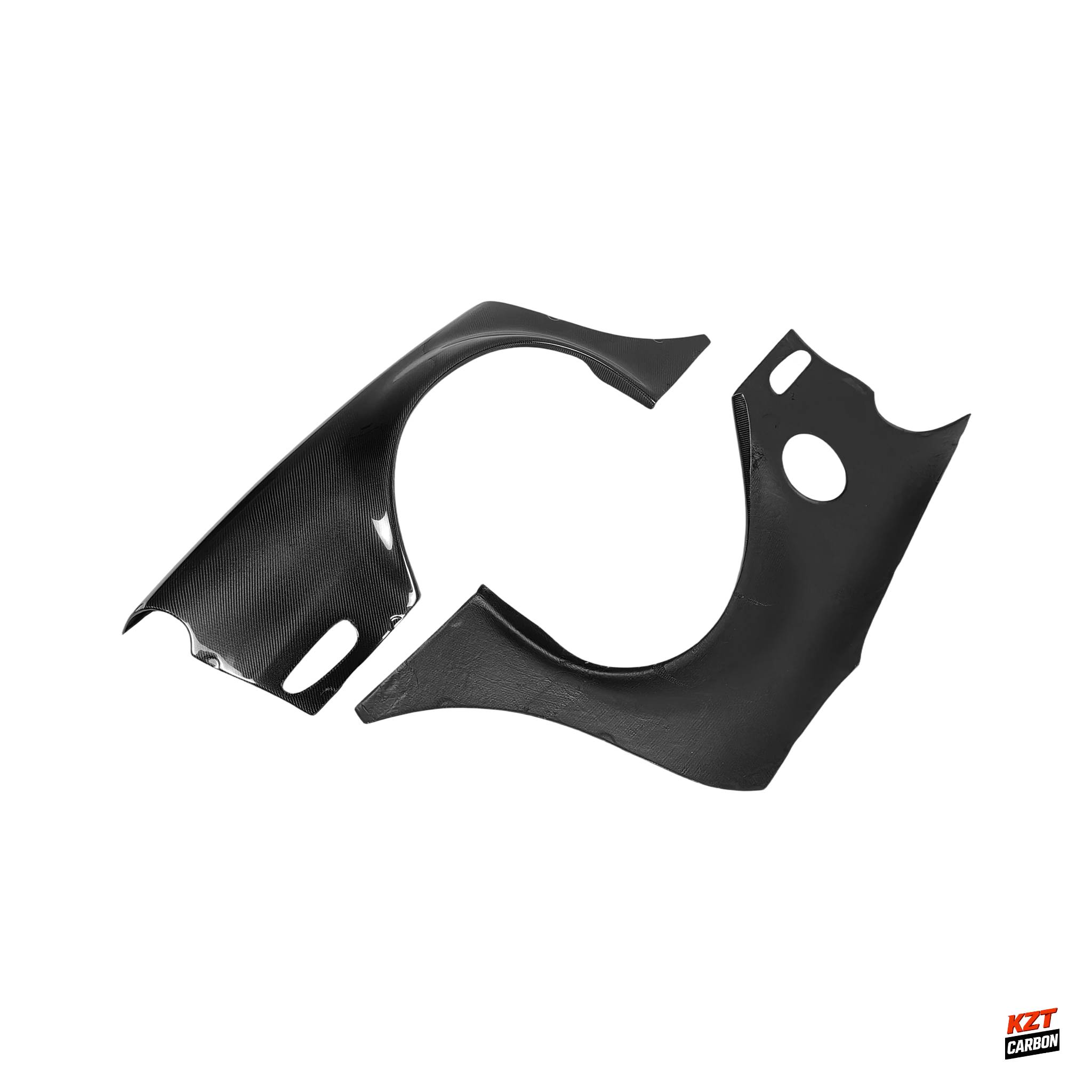 For Mazda RX7 FD3S FD FK Style Carbon Fiber +30MM Wide Rear Fenders Replacement