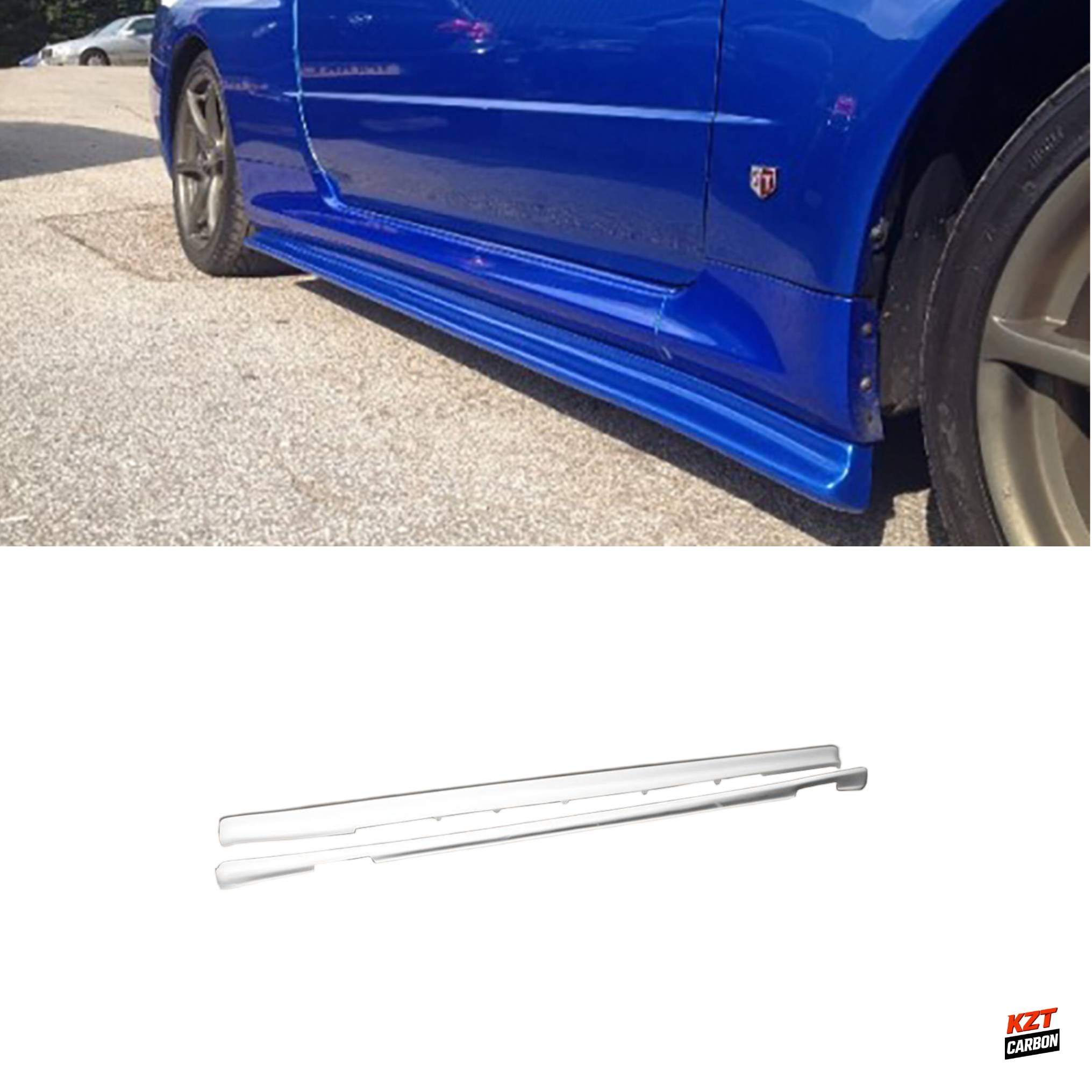 For Nissan Skyline R34 GTR NIS side skirt extension (189cm)