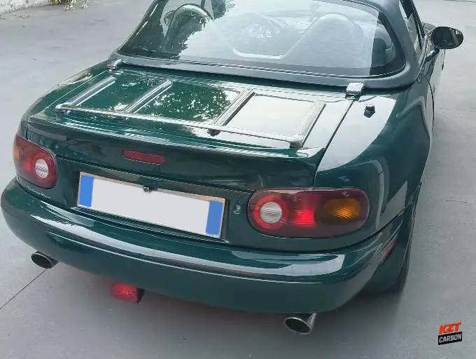 For Mazda MX5 NA MK1 Miata TR Ducktail Fiberglass Rear Trunk Spoiler Wing Lip