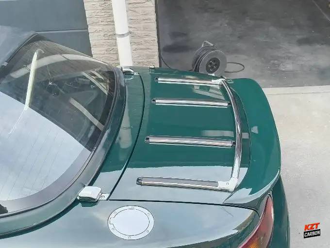 For Mazda MX5 NA MK1 Miata TR Ducktail Fiberglass Rear Trunk Spoiler Wing Lip