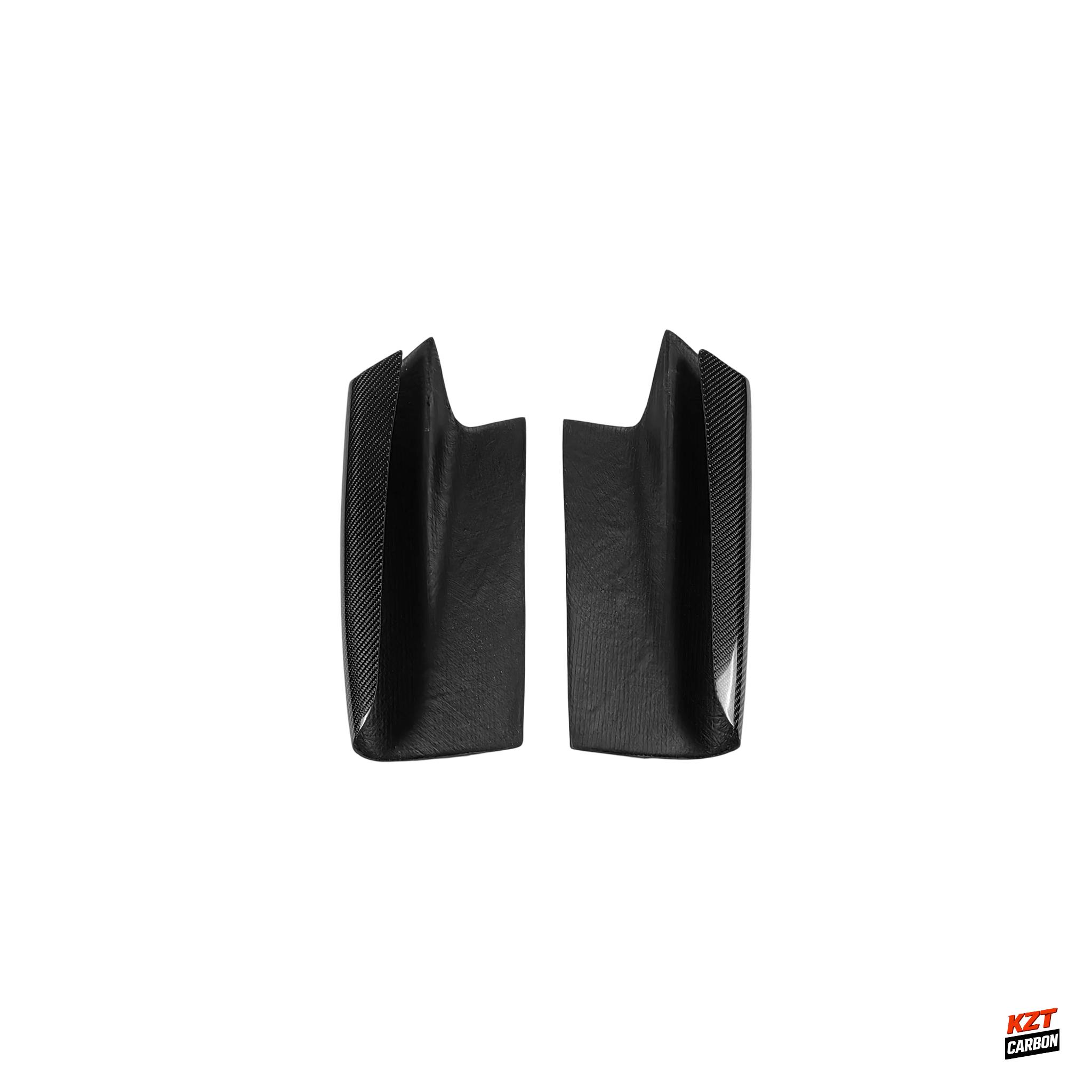 For Mazda RX7 FD3S FD RE Style Carbon Fiber Rear Diffuser Side Add On Appron