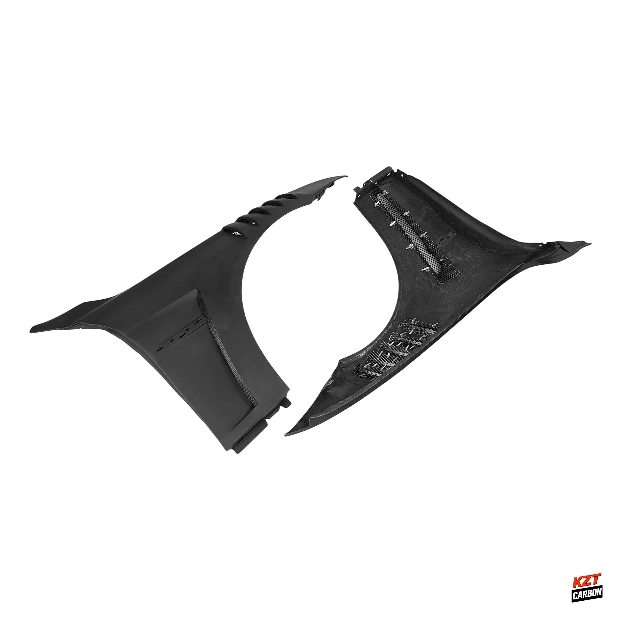 For BMW M3 F80 4D Sedan Saloon 2014-18 KZ Style Vented Fiberglass Front Fender