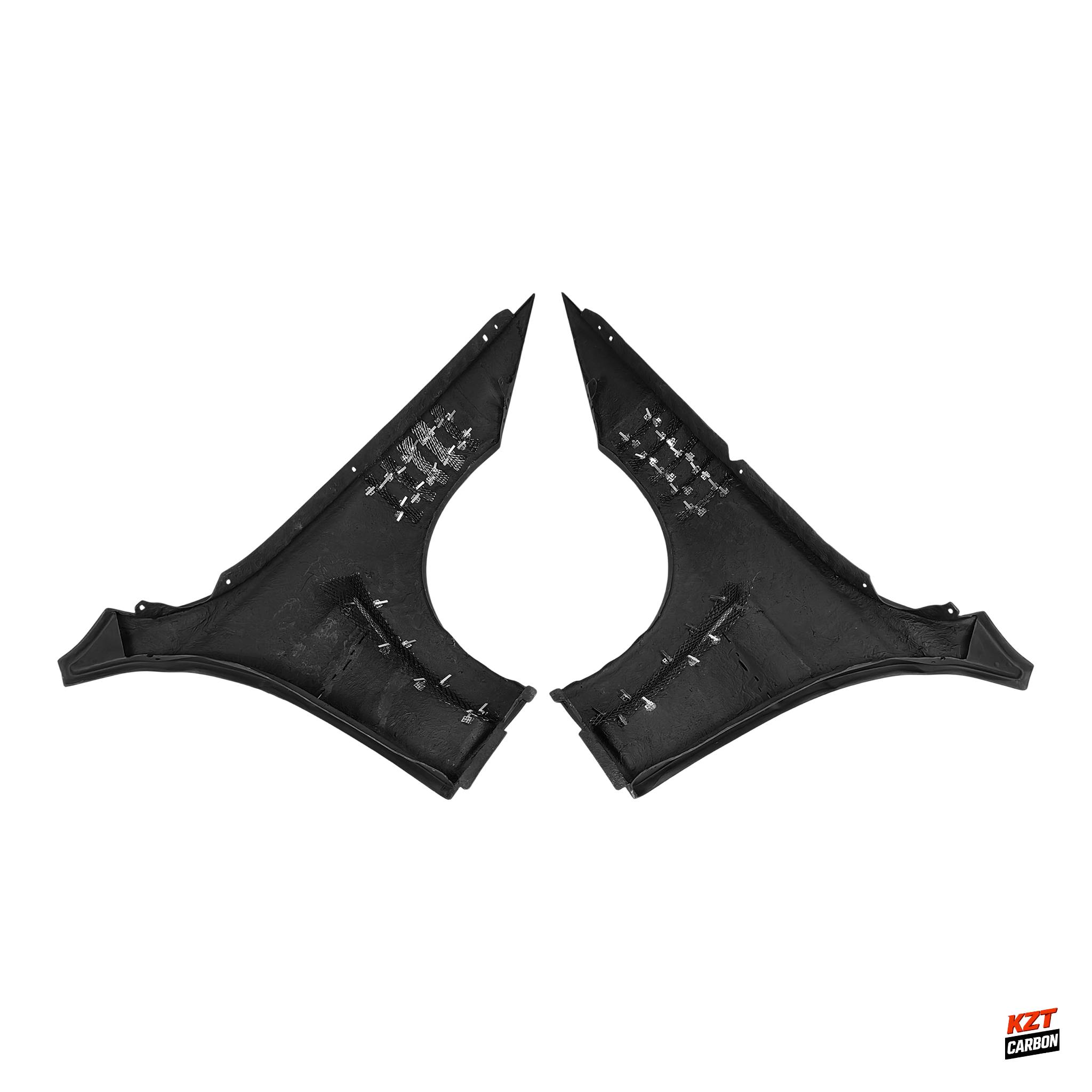 For BMW M3 F80 4D Sedan Saloon 2014-18 KZ Style Vented Fiberglass Front Fender