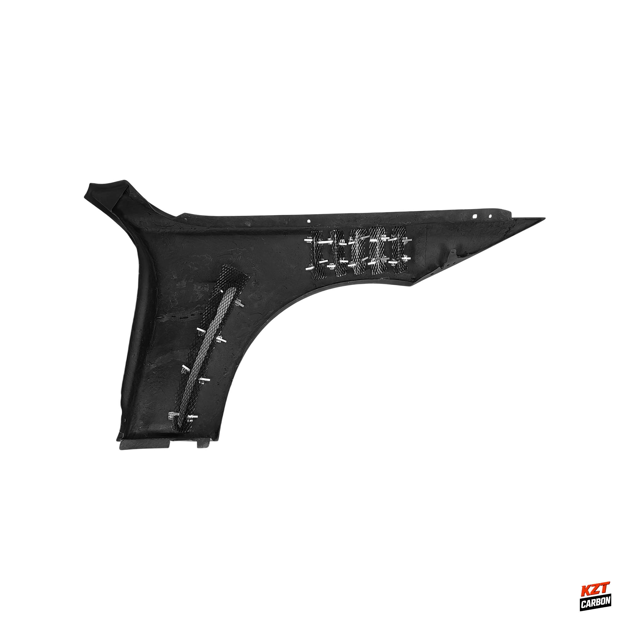 For BMW M3 F80 4D Sedan Saloon 2014-18 KZ Style Vented Fiberglass Front Fender