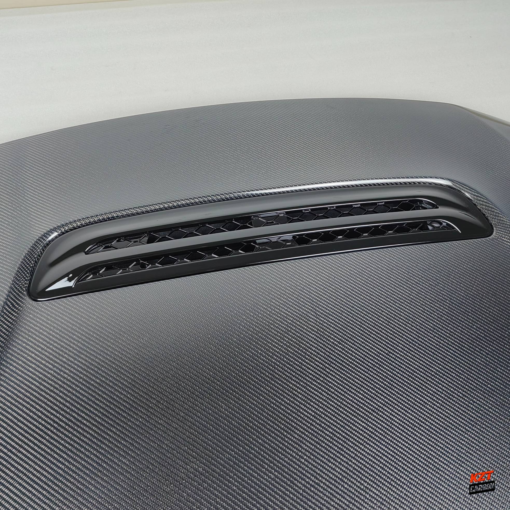 For Honda Civic 11th 2022-2024 FE1 FL1 V1 Carbon Fiber Front Bumper Hood Bonnet