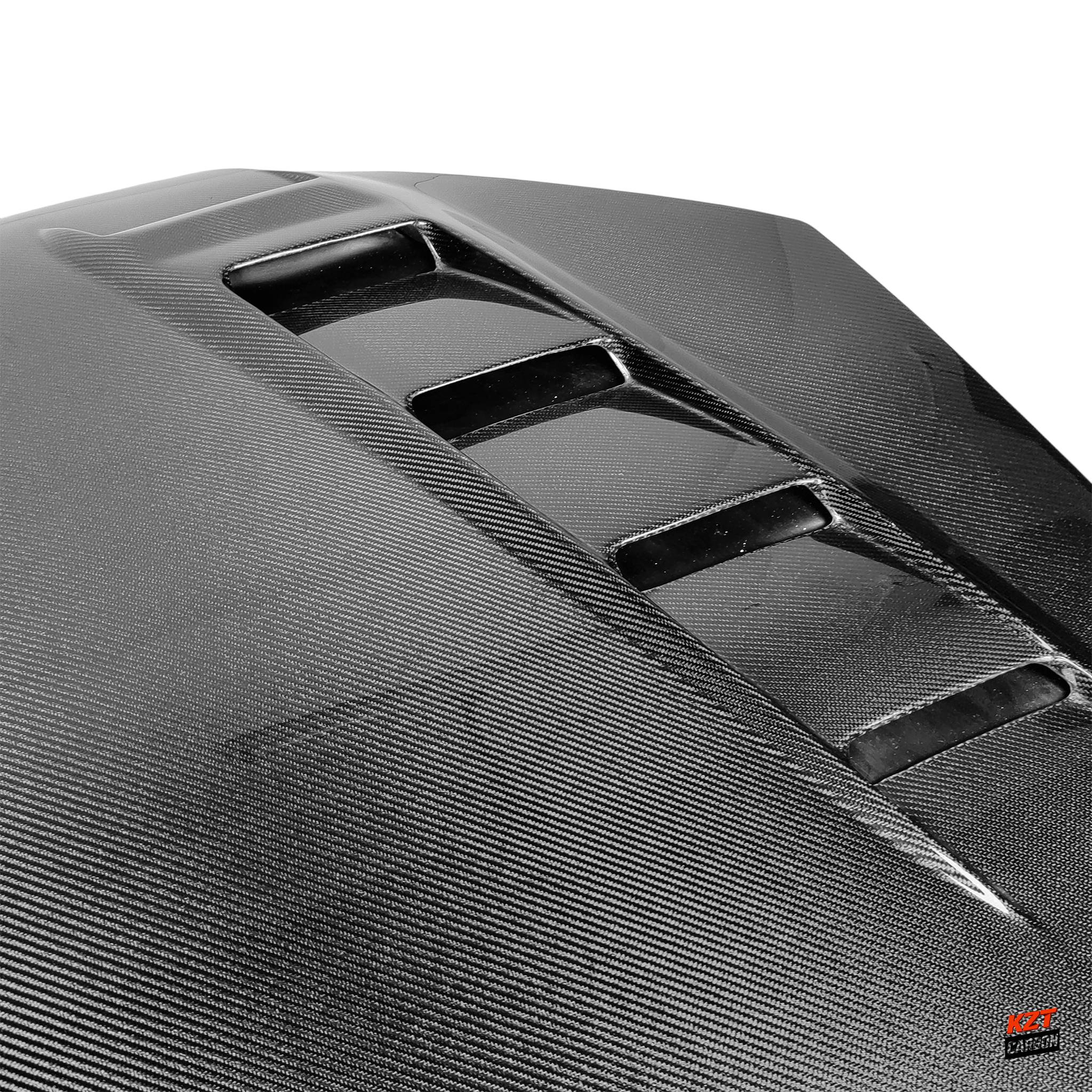 For Hyundai Genesis Coupe 08-11 Only H1-Style Carbon Fiber Front Hood Bonnet