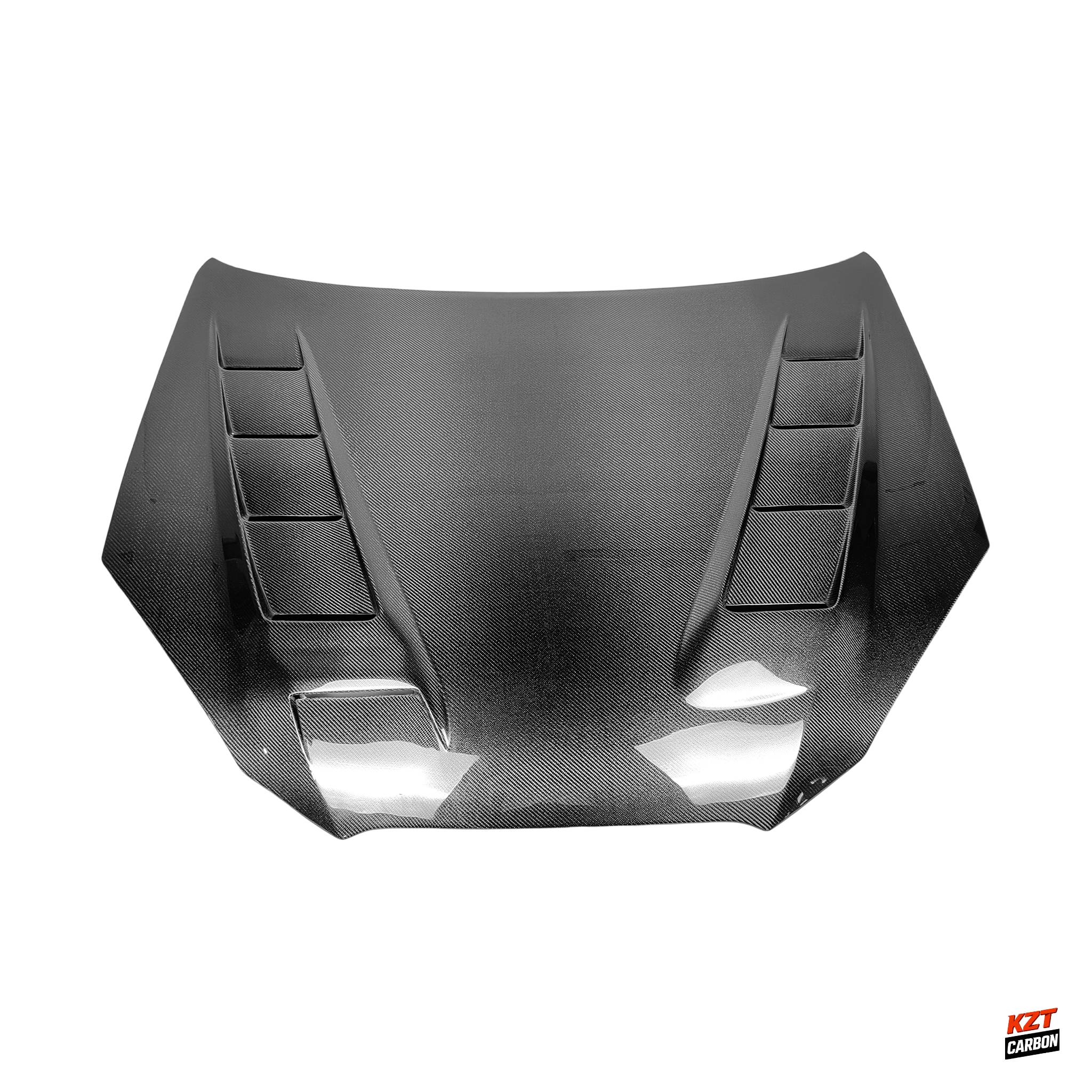 For Hyundai Genesis Coupe 08-11 Only H1-Style Carbon Fiber Front Hood Bonnet