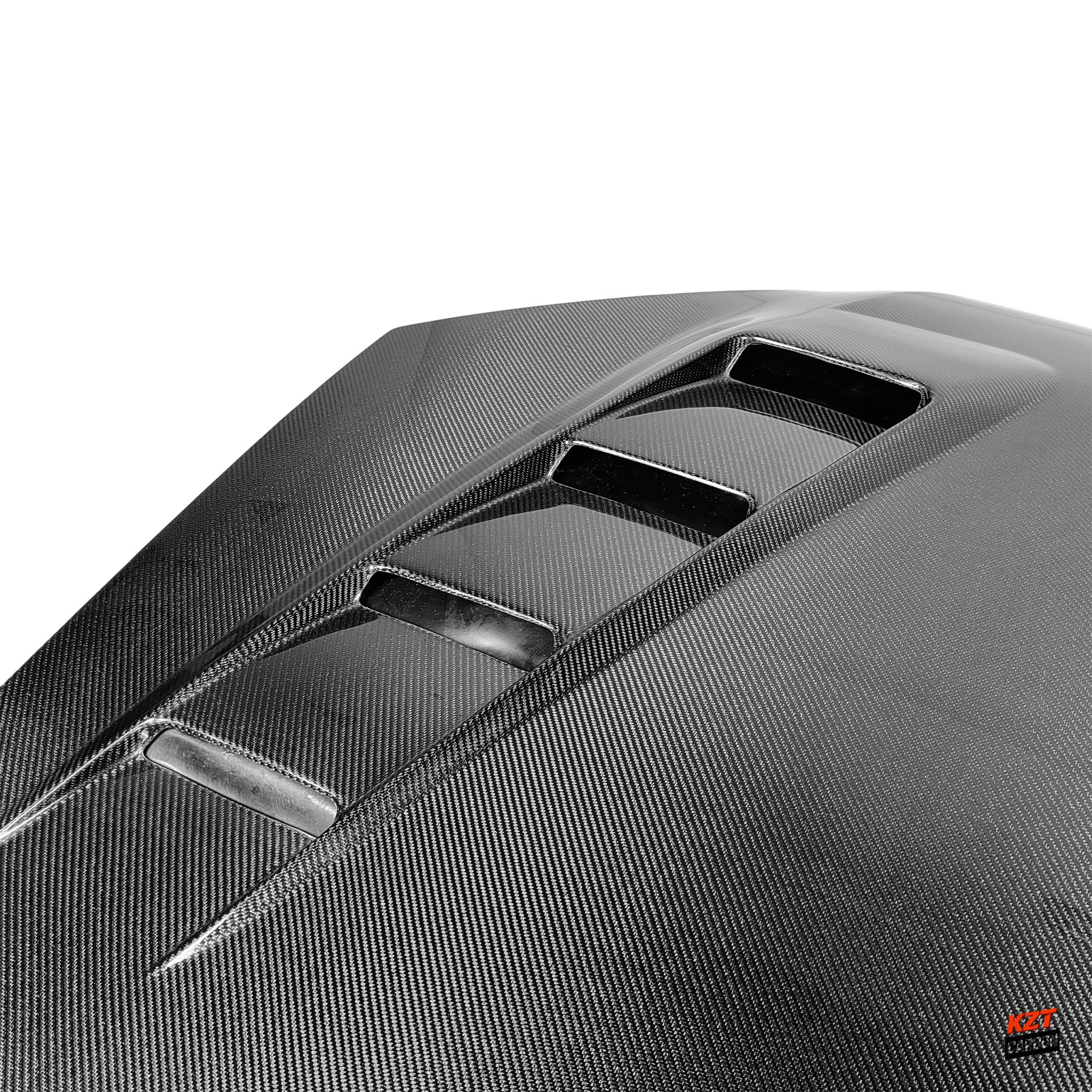 For Hyundai Genesis Coupe 08-11 Only H1-Style Carbon Fiber Front Hood Bonnet