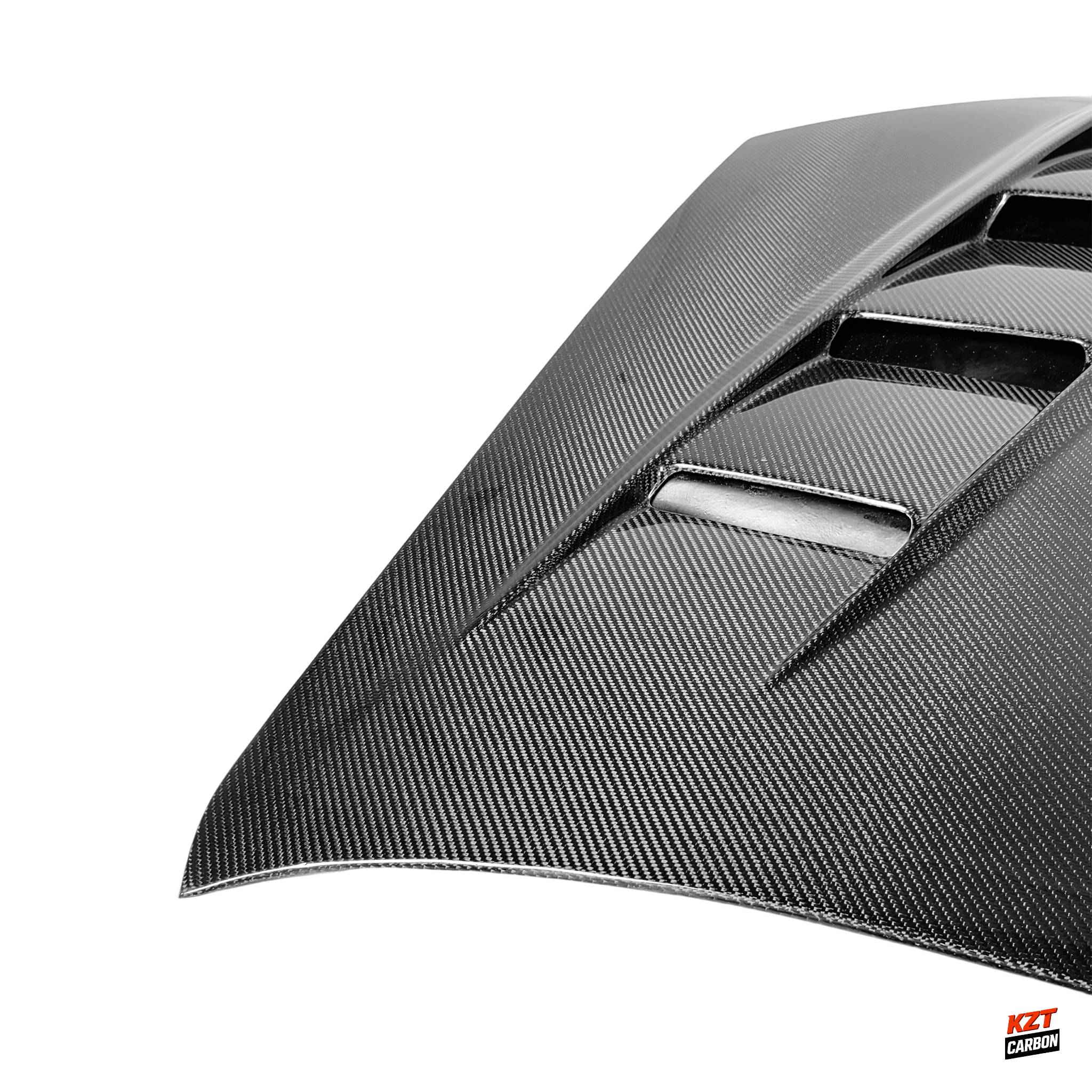 For Hyundai Genesis Coupe 08-11 Only H1-Style Carbon Fiber Front Hood Bonnet