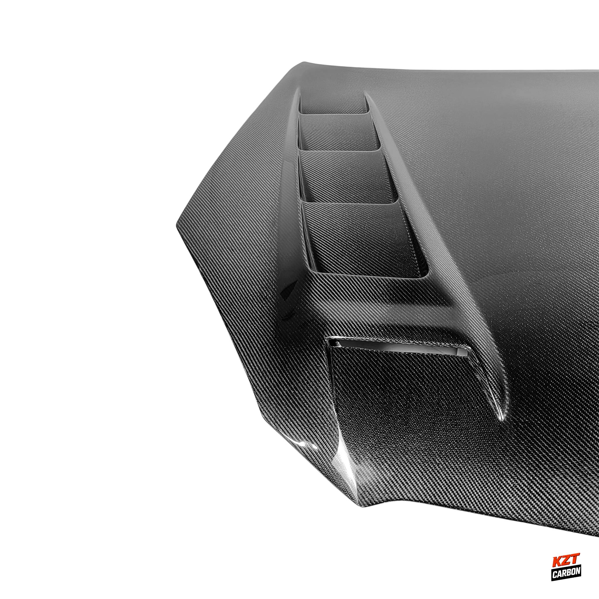 For Hyundai Genesis Coupe 08-11 Only H1-Style Carbon Fiber Front Hood Bonnet