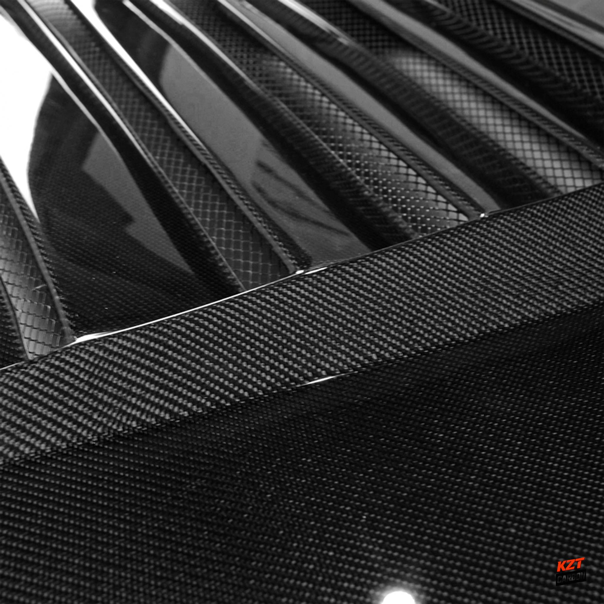 For Nissan Silvia S13 PS13 NIS Style Carbon Fiber Front Bumper Hood Bonnet