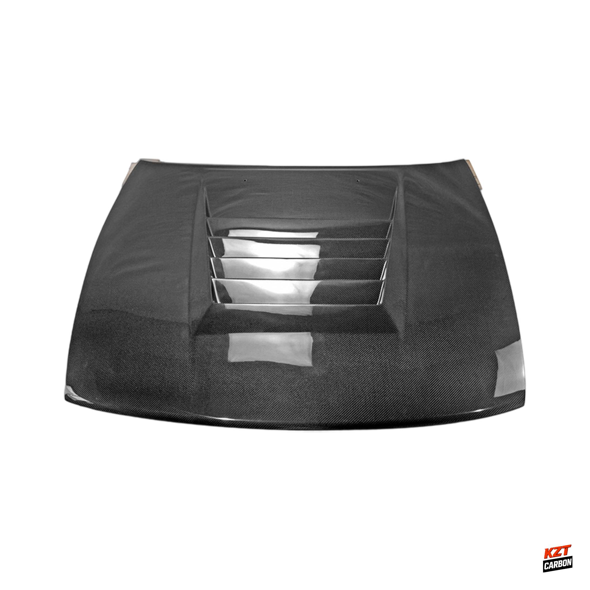 For Nissan Silvia S13 PS13 NIS Style Carbon Fiber Front Bumper Hood Bonnet