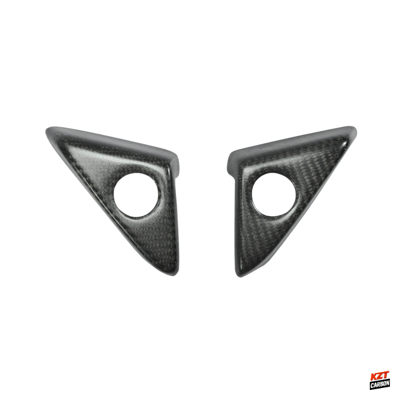 For Nissan GTR R35 08-21 KZ Matte Carbon Side Door Inner Panel Trinagle Cover
