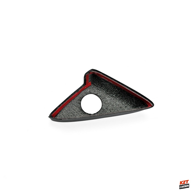 For Nissan GTR R35 08-21 KZ Matte Carbon Side Door Inner Panel Trinagle Cover