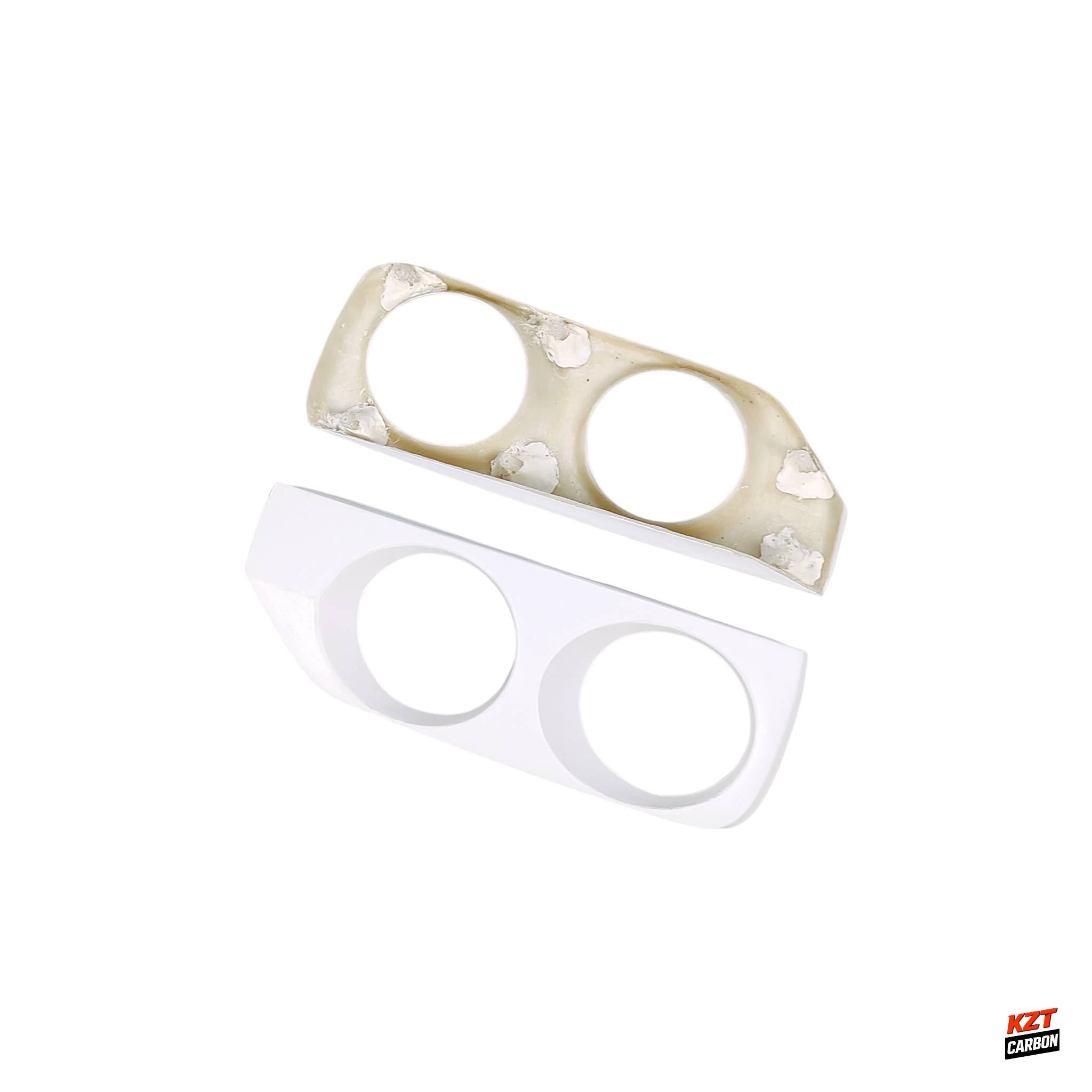 For Nissan Skyline R33 Spec 2 OE Fiberglass Unpaint Front Bumper Fog Light Cover