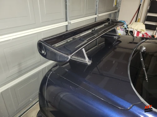 For Skyline R34 GTR OEM Rear Spoiler With Blade + Caps + Stand