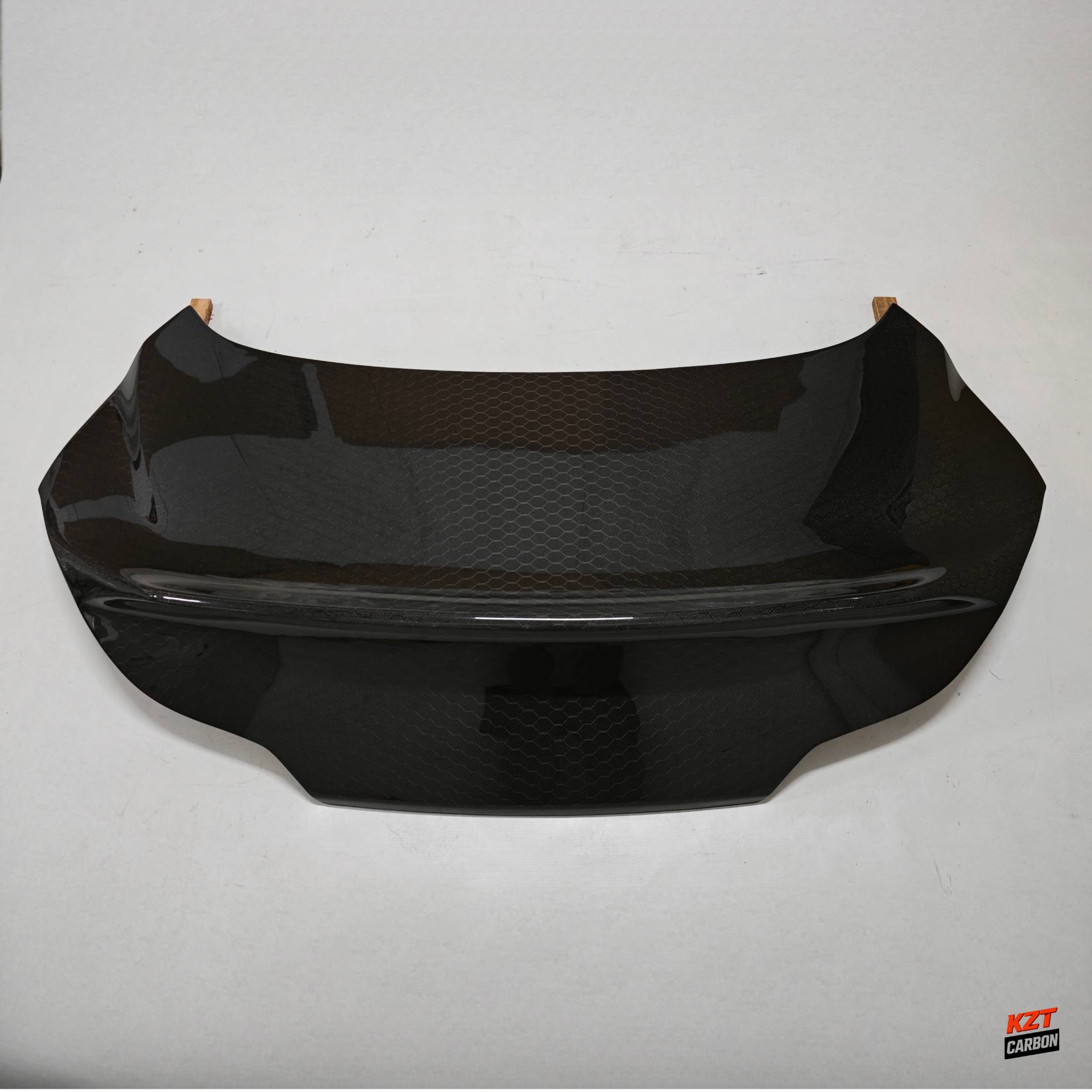 For Infiniti G37 Q40 2 Door Coupe 08-13 Honeycomb Carbon Rear DC Style Trunk (No Camera Hole)