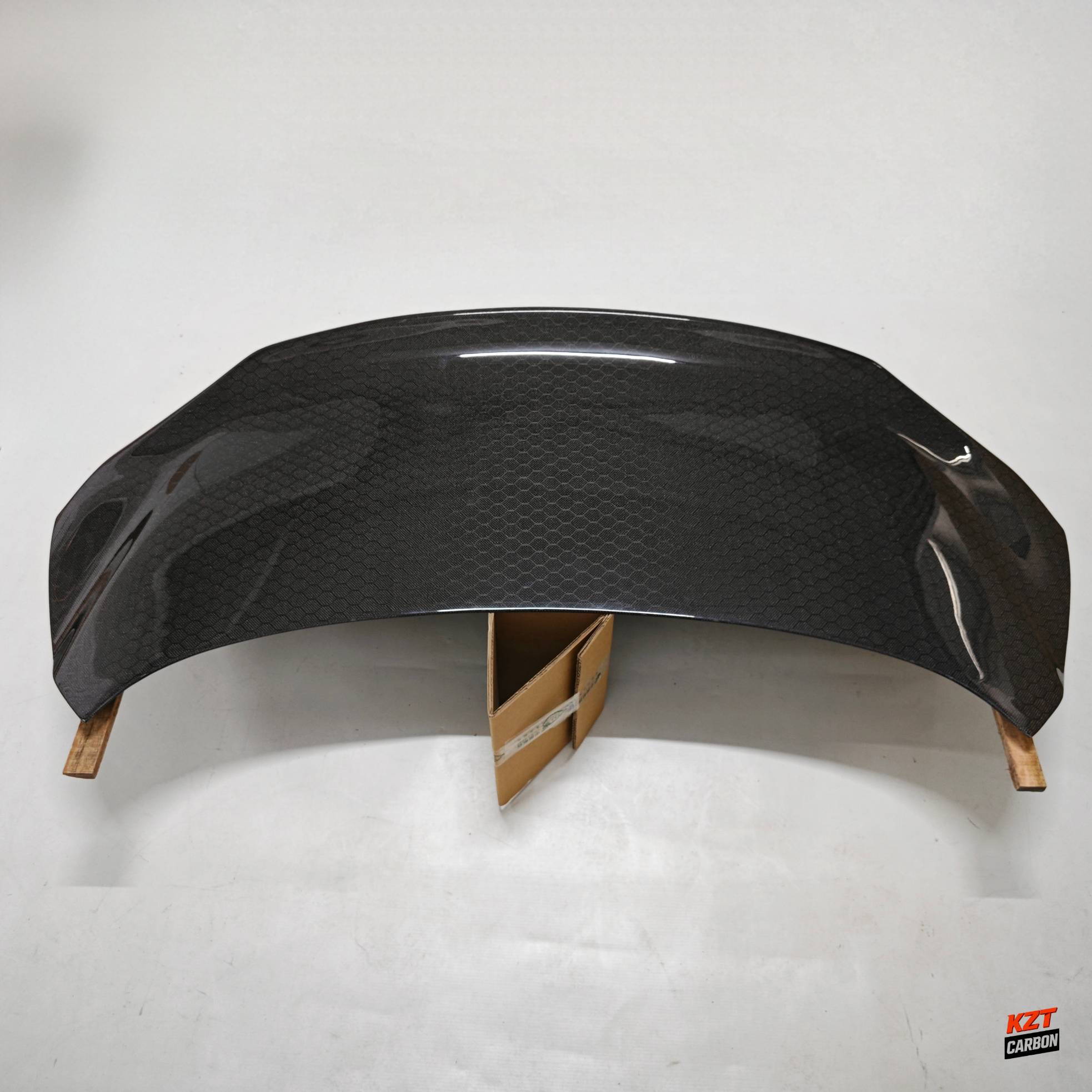 For Infiniti G37 Q40 2 Door Coupe 08-13 Honeycomb Carbon Rear DC Style Trunk (No Camera Hole)