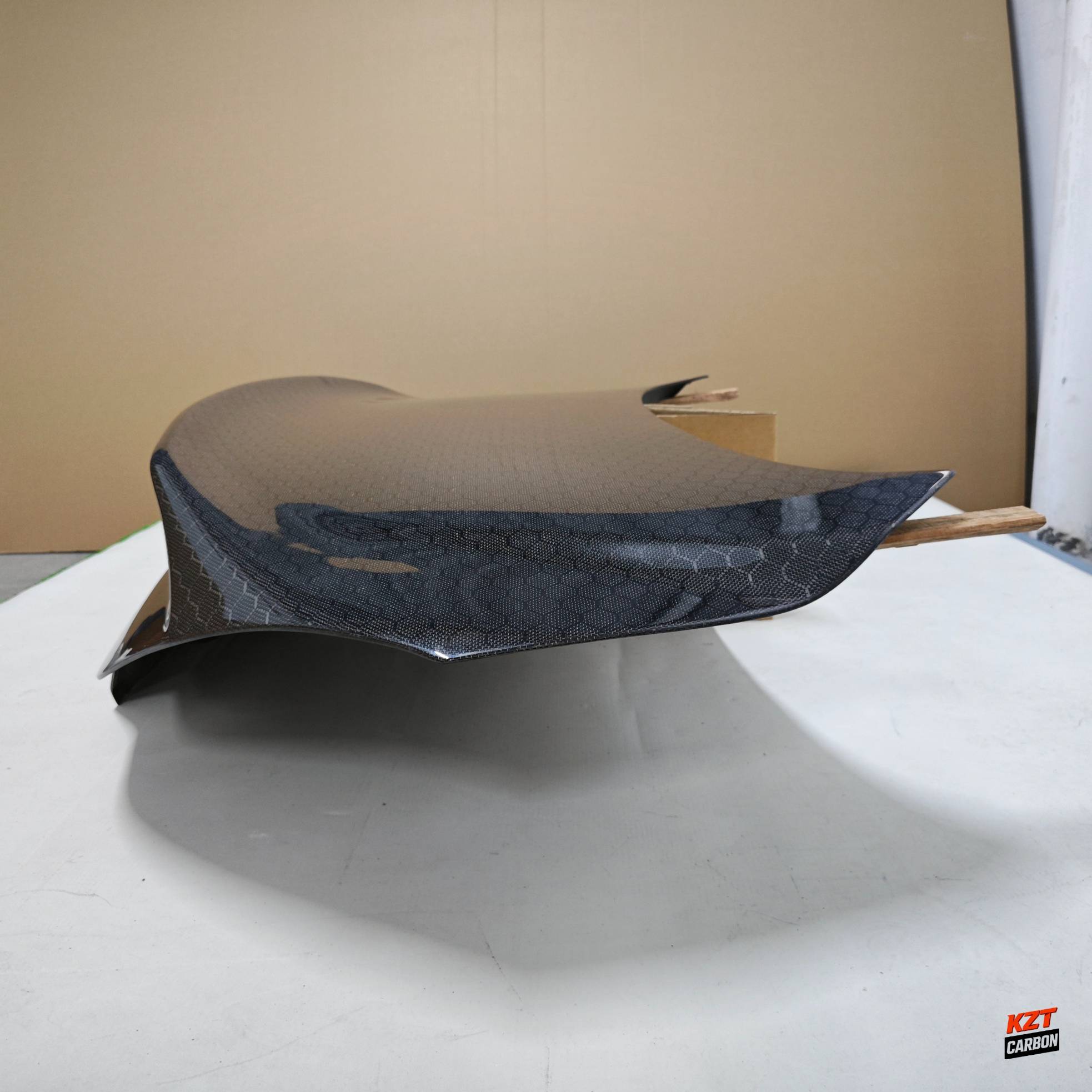 For Infiniti G37 Q40 2 Door Coupe 08-13 Honeycomb Carbon Rear DC Style Trunk (No Camera Hole)