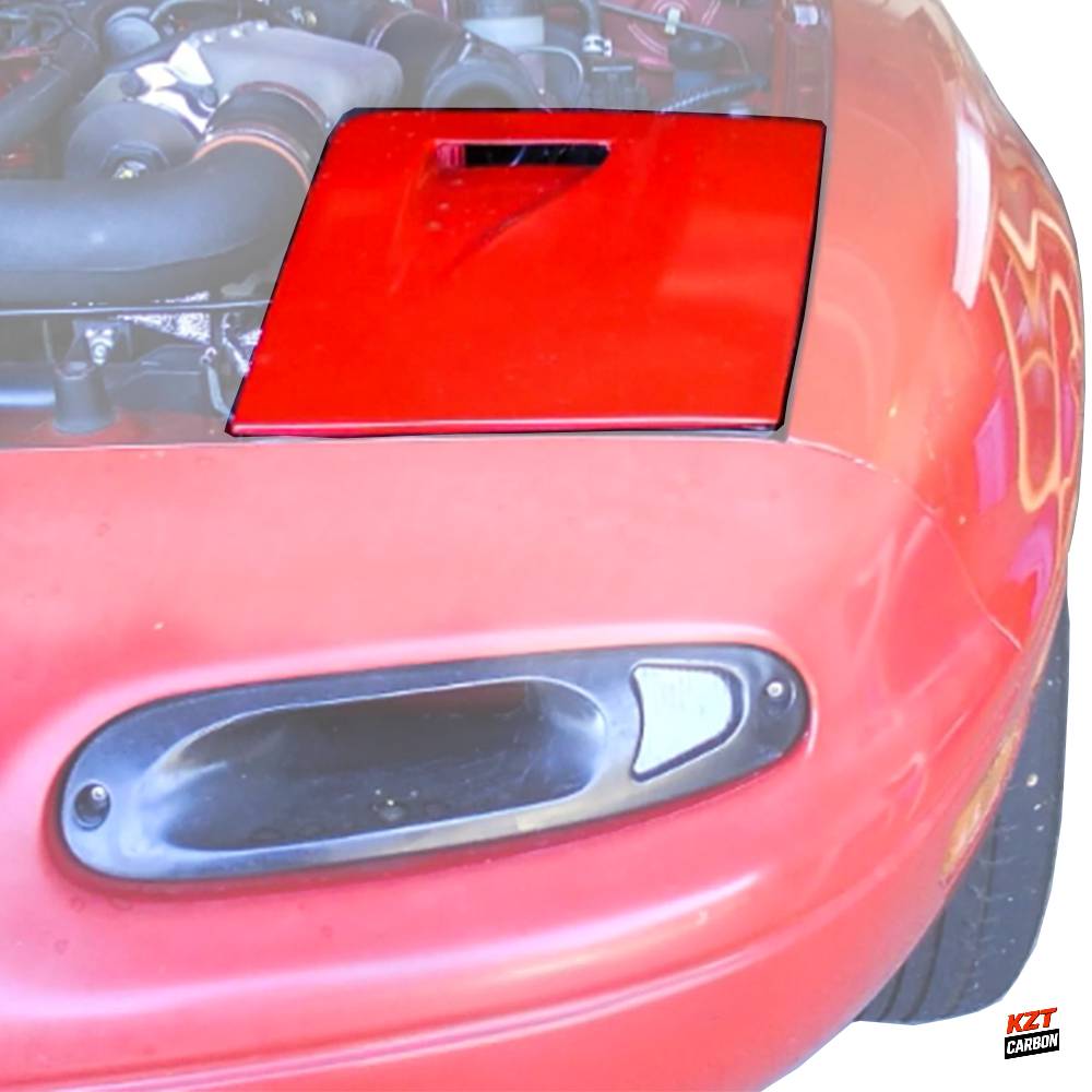 For Mazda MX5 NA MK1 Miata LHS Vented Headlight Cover 1 Piece Only Fiberglass