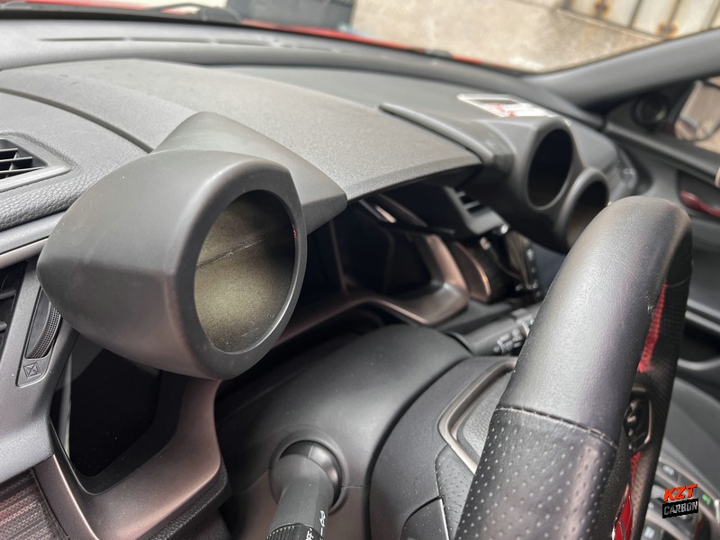 For Honda Civic FK7 FK8 Type R EPR Type A 60mm Double Gauge Pod Cover ABS