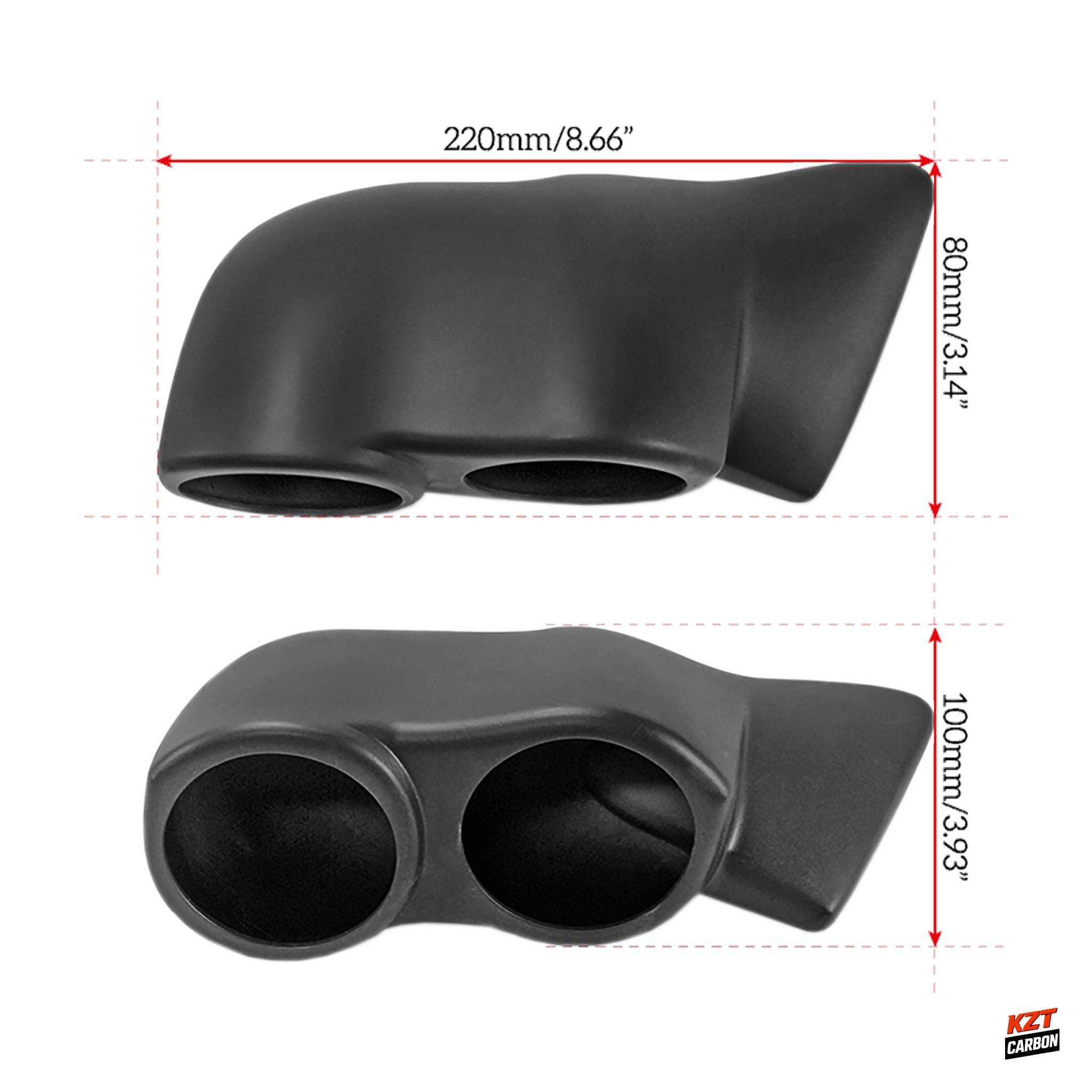 For Honda Civic FK7 FK8 Type R EPR Type A 60mm Double Gauge Pod Cover ABS