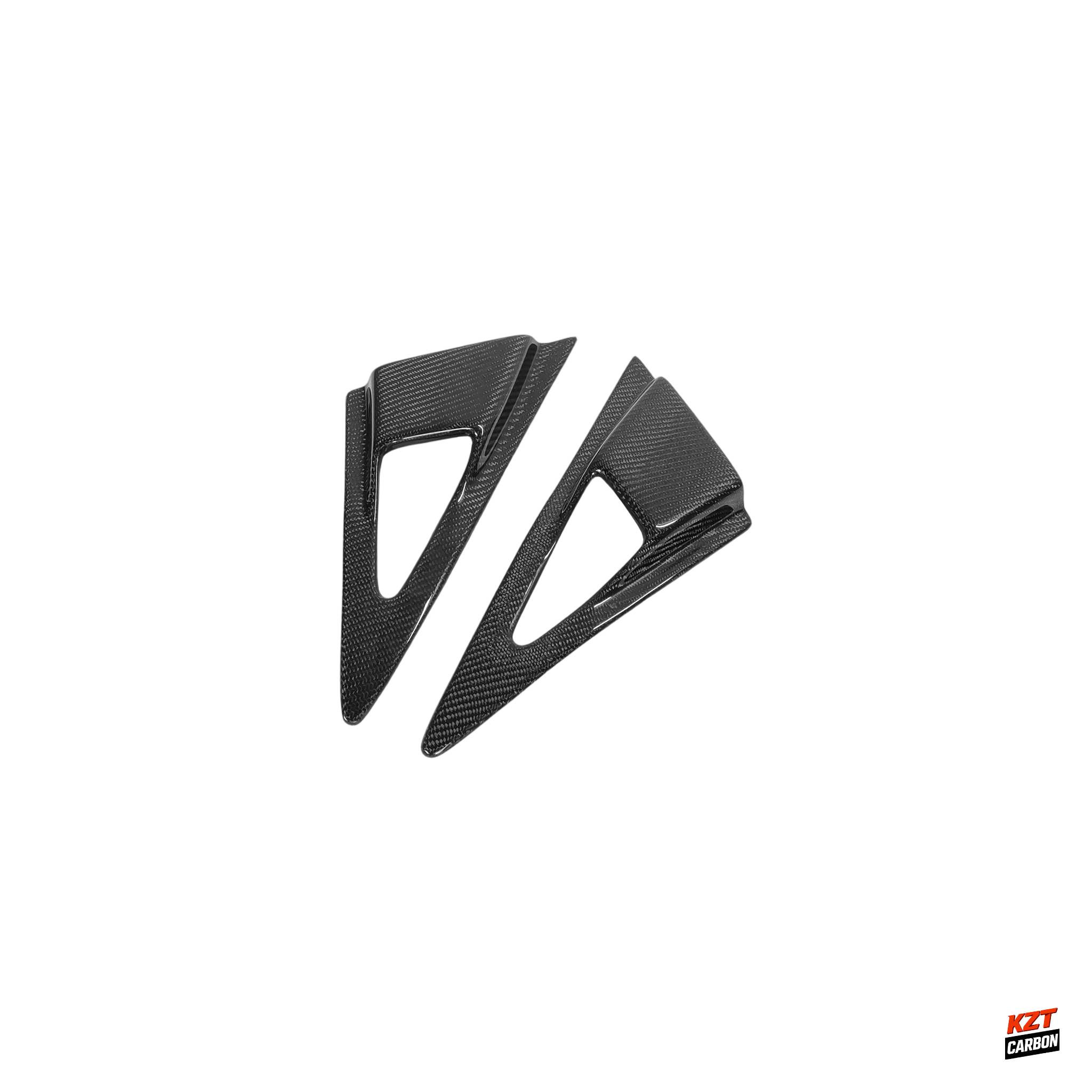 For Honda 06-11 Civic 4 Door FD FD1 FD2 FE Style Carbon Side Mirror Air Vent