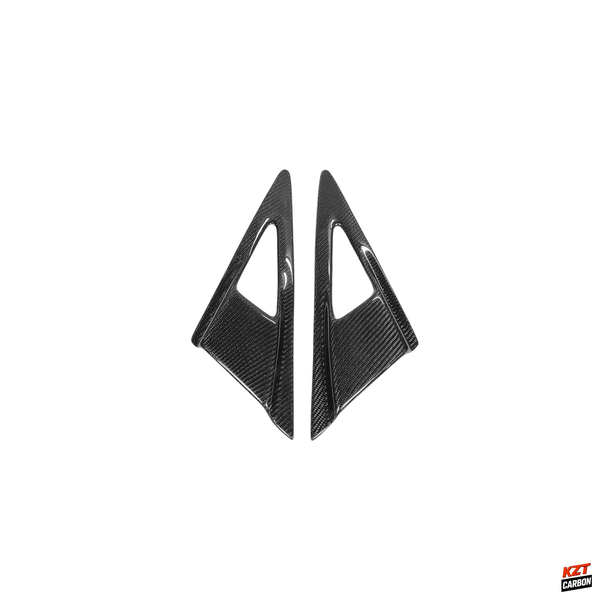 For Honda 06-11 Civic 4 Door FD FD1 FD2 FE Style Carbon Side Mirror Air Vent
