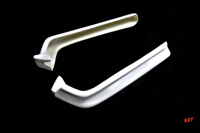 For Nissan Skyline R34 GTR NIS Style Fiberglass Unpaint Rear Spat Extension Pair