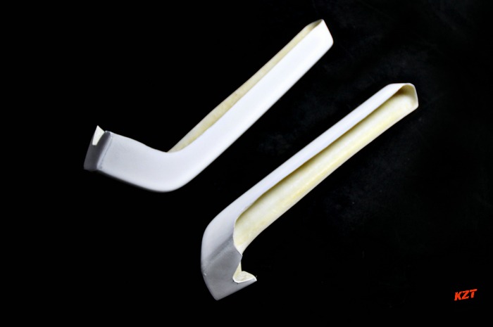 For Nissan Skyline R34 GTR NIS Style Fiberglass Unpaint Rear Spat Extension Pair