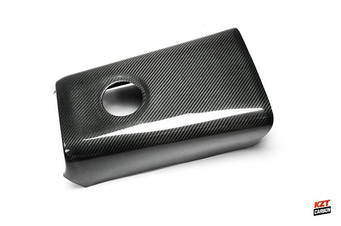 For Nissan GTR R35 (08-16 Only) KZ Carbon Fiber Rear Seat Arm Rest Cover Trim