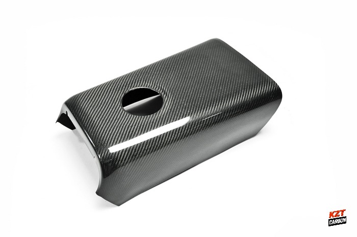 For Nissan GTR R35 (08-16 Only) KZ Carbon Fiber Rear Seat Arm Rest Cover Trim